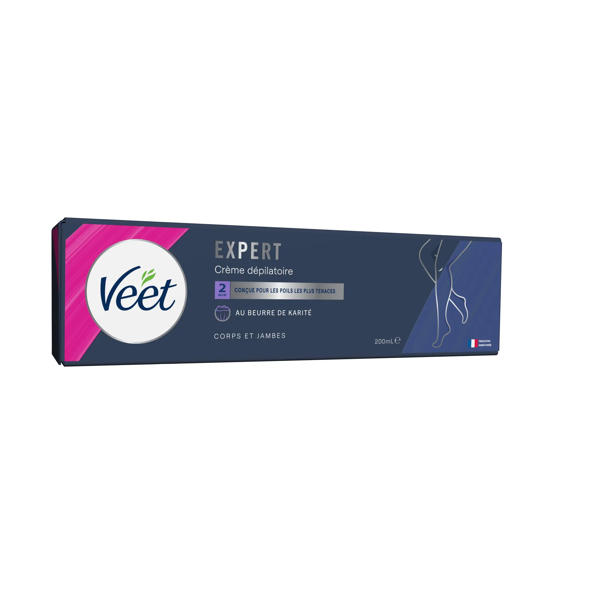 VEET Expert Crème dépilatoire au beurre de Karité corps et jambes