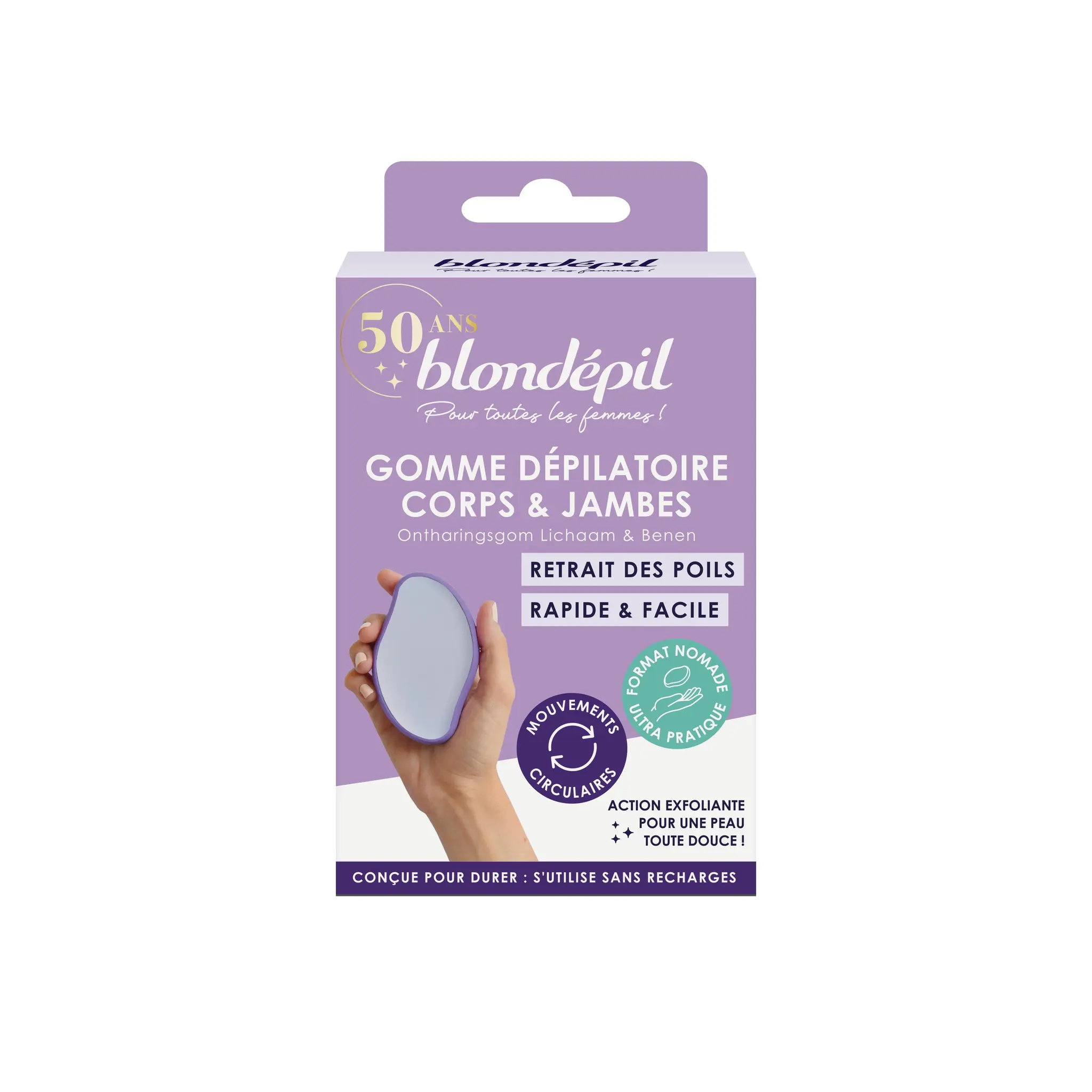 BLONDEPIL Gomme dépilatoire corps et jambes