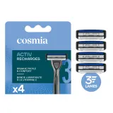 COSMIA MEN Recharges 3 lames de rasoir activ3 & precision5