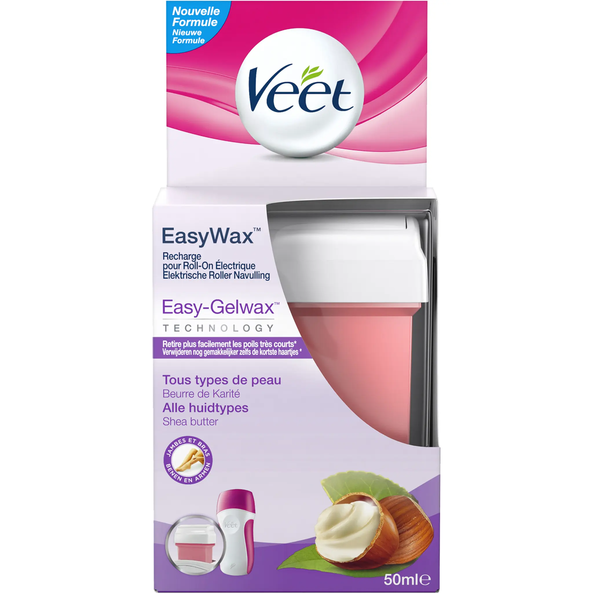 VEET Recharge pour épilateur roll-on électrique tous types de peaux