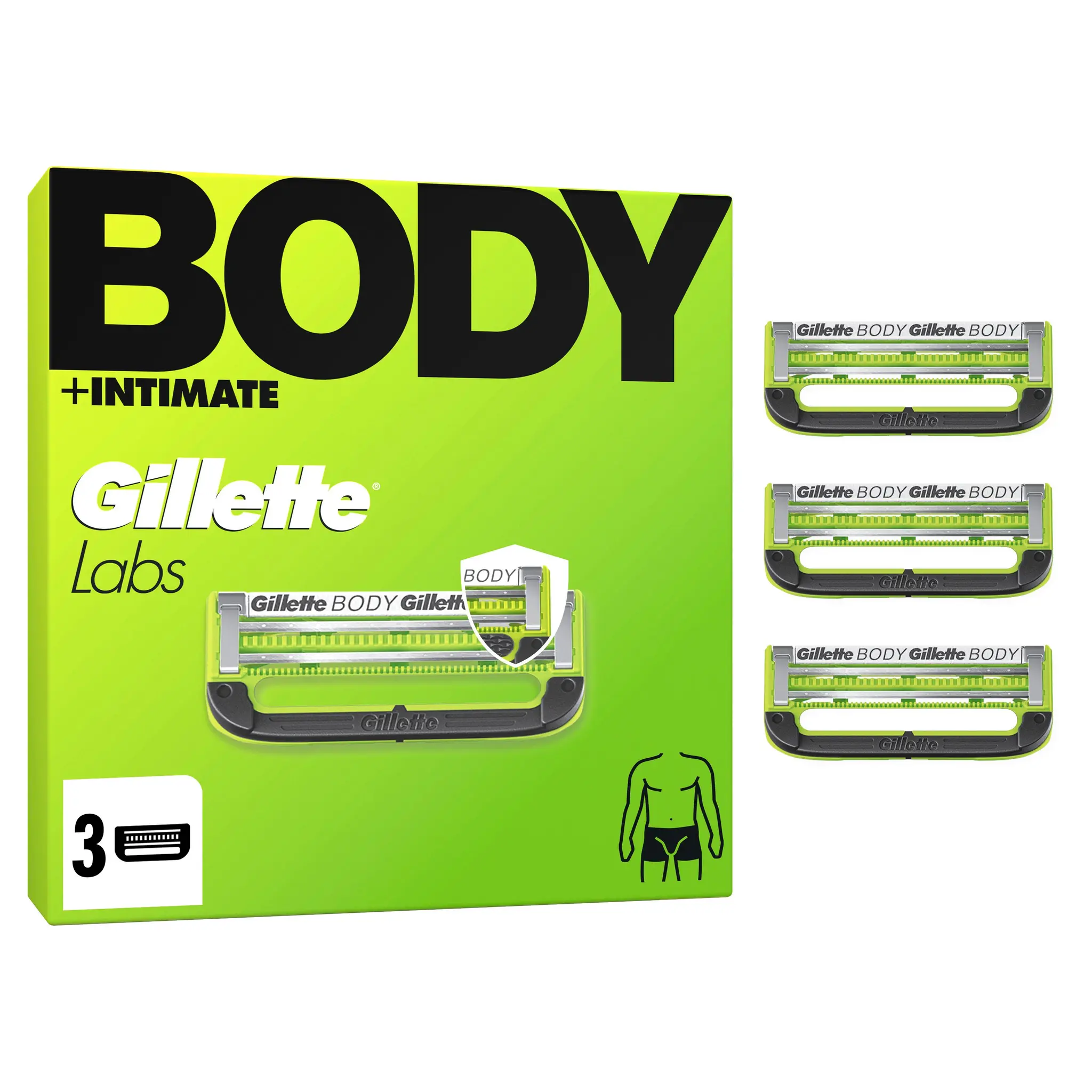 GILLETTE Labs Lames de rasoir