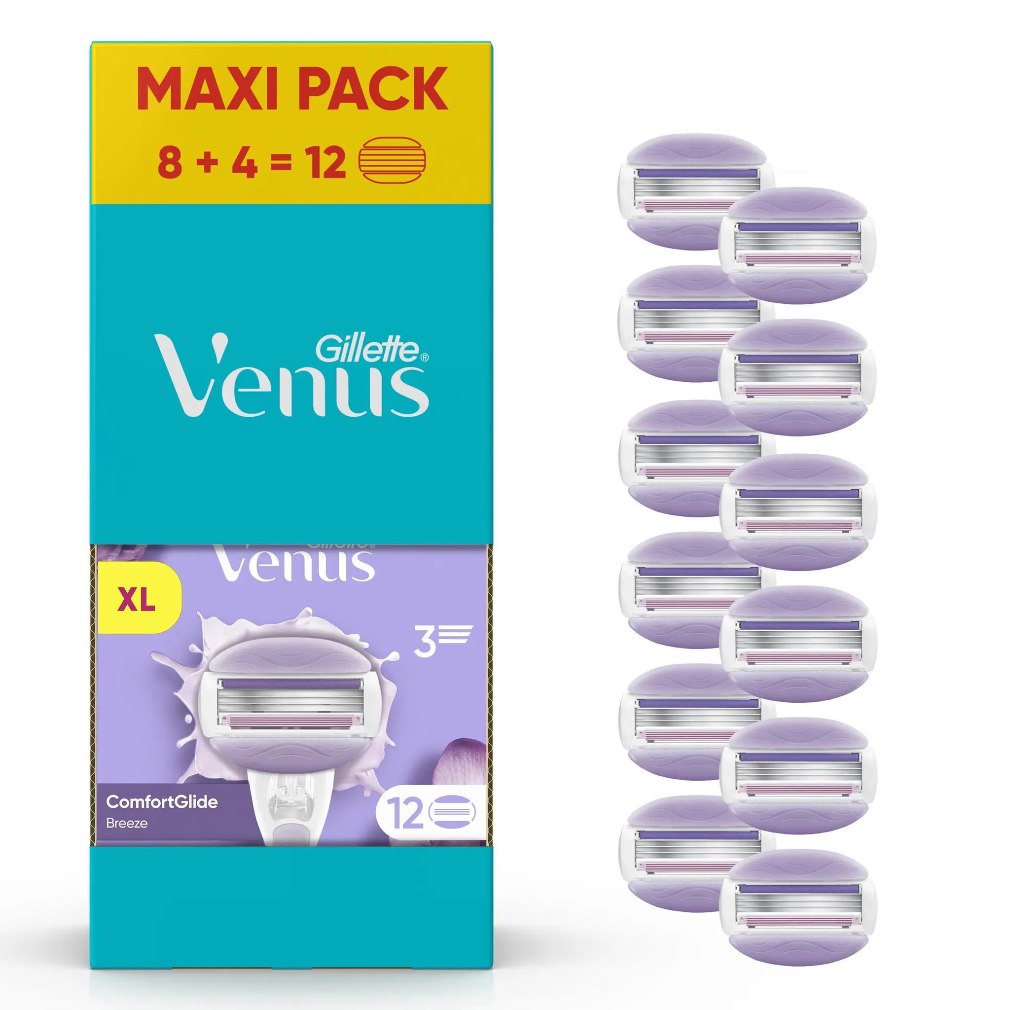 GILLETTE Venus Comfortglide breeze recharges 3 lames