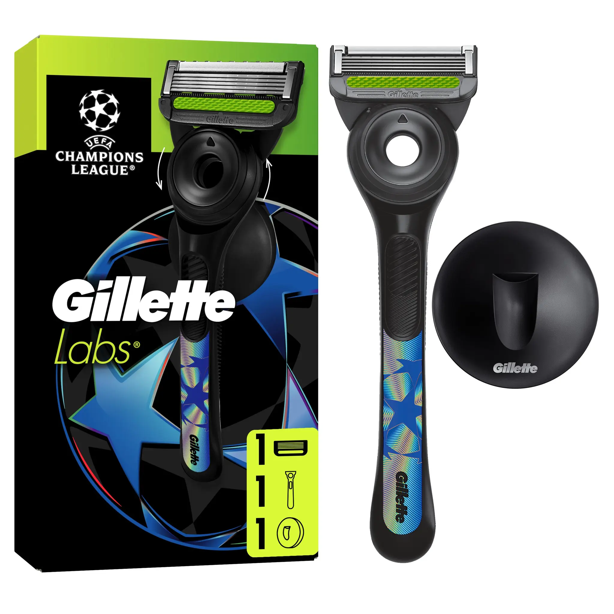 GILLETTE Labs Champions League rasoir recharge et socle