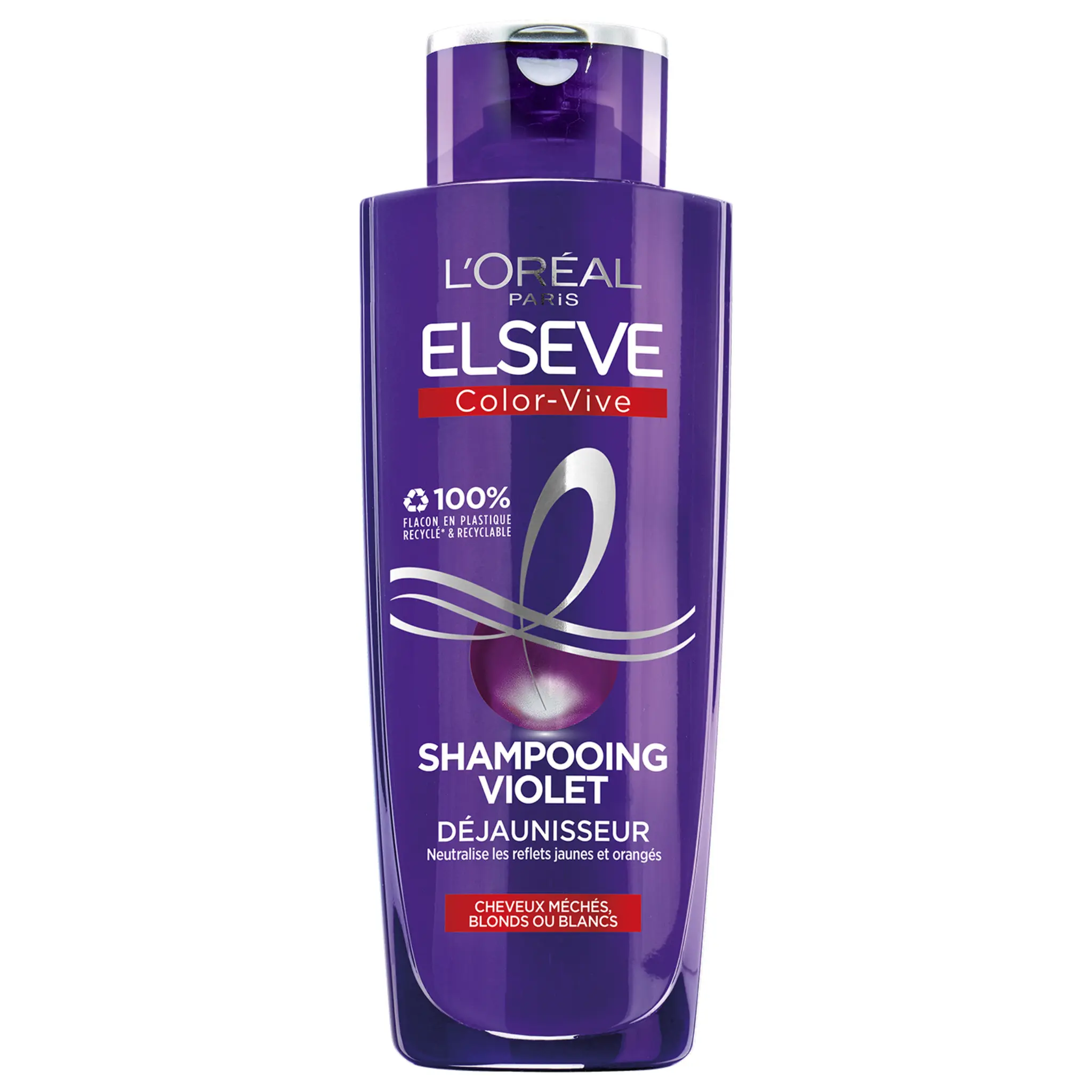 ELSEVE Color Vive shampoing violet déjaunisseur cheveux blonds/blancs