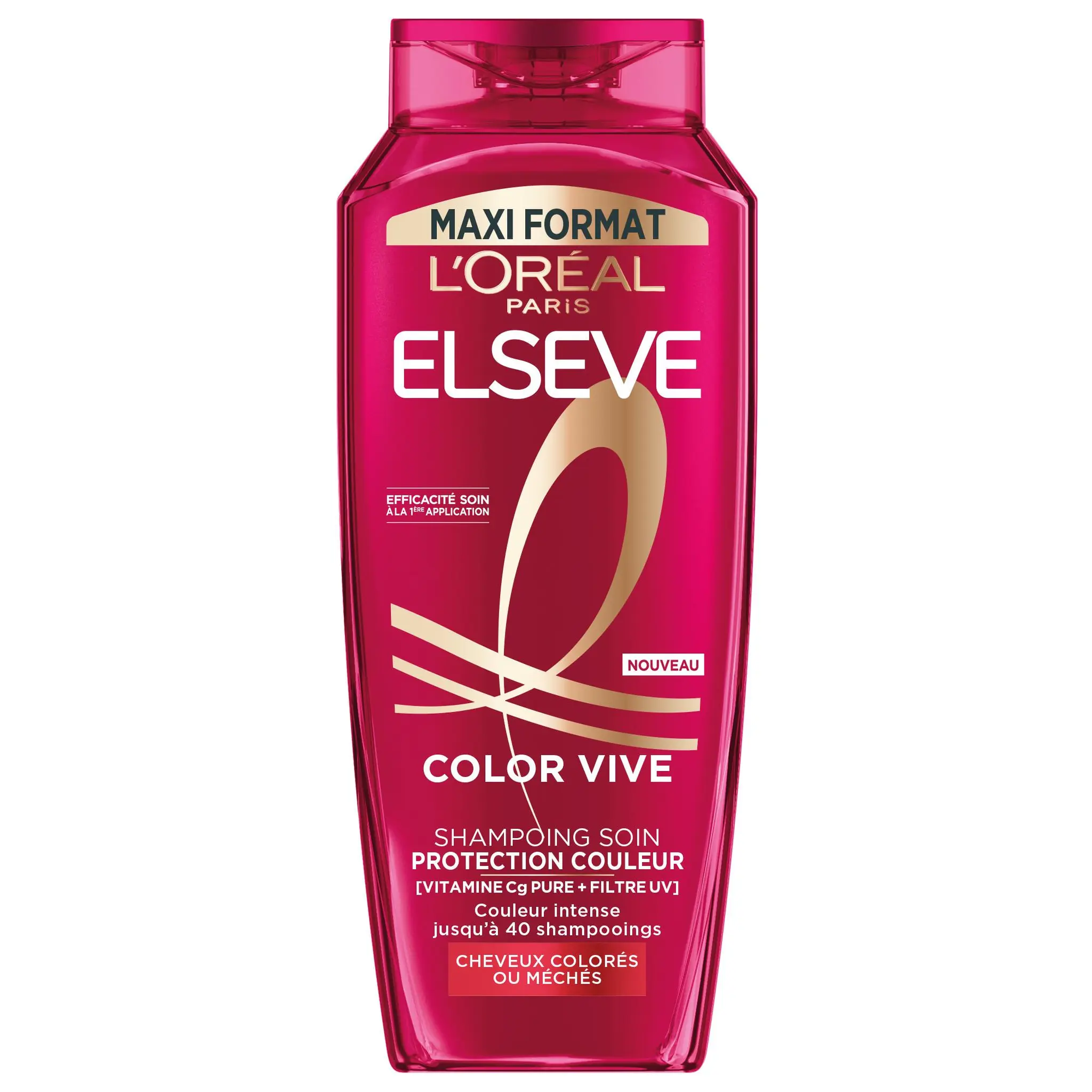 ELSEVE Color Vive Shampoing soin protection couleur cheveux colorés ou méchés