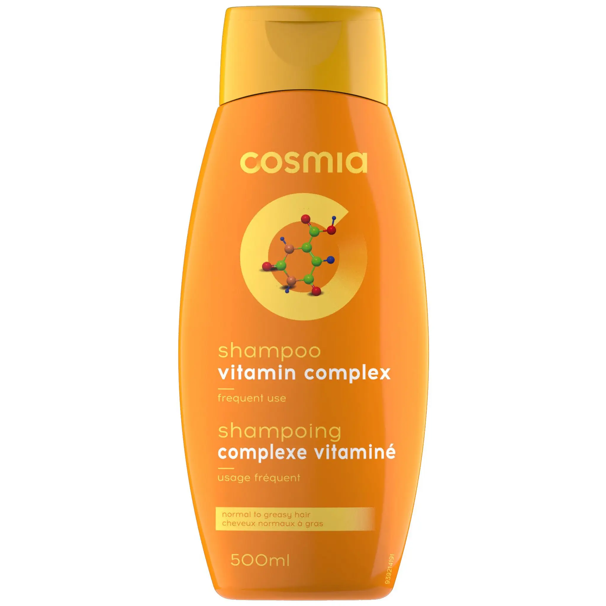COSMIA Shampoing au complexe vitaminé cheveux normaux à gras