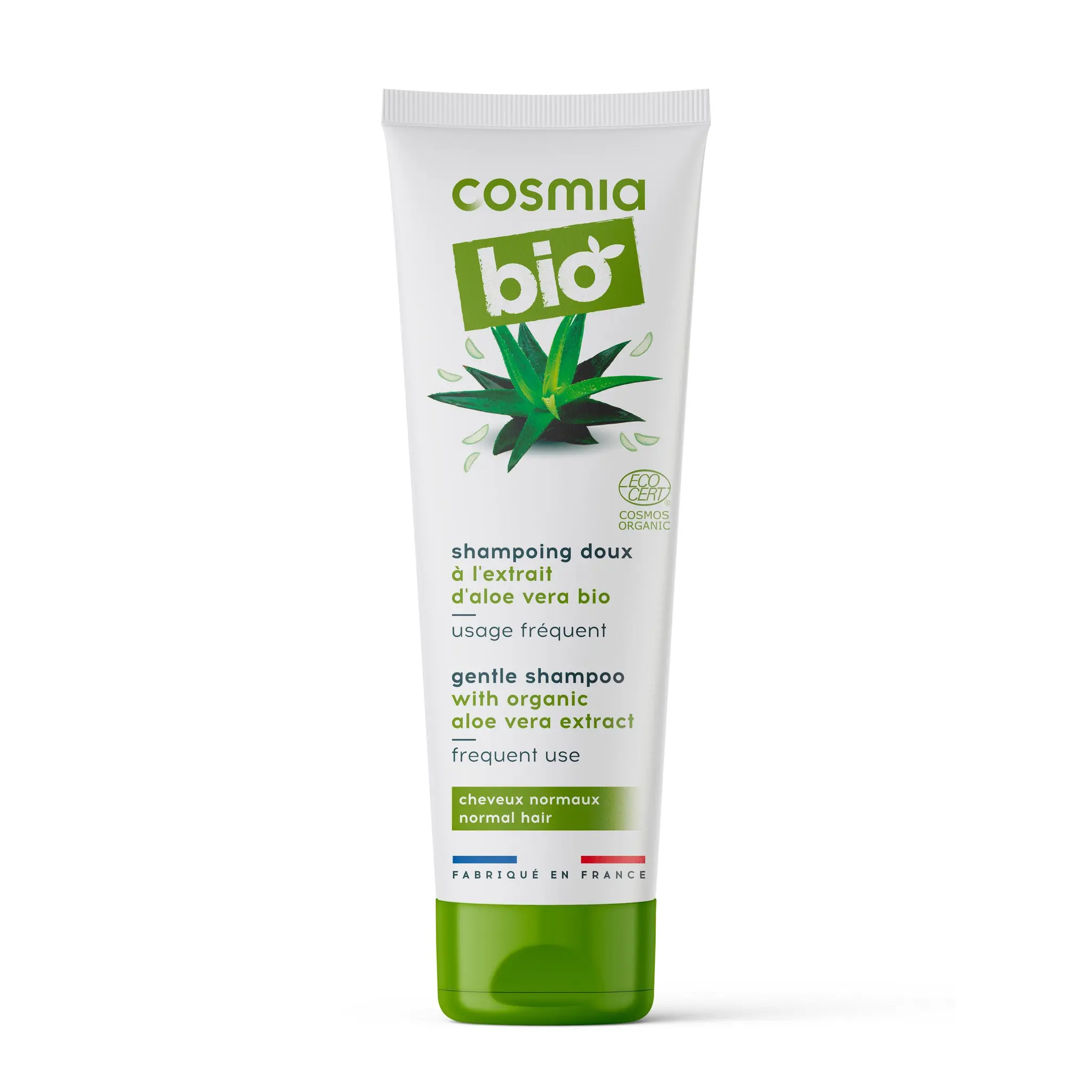 COSMIA BIO Shampoing doux aloe vera bio cheveux normaux