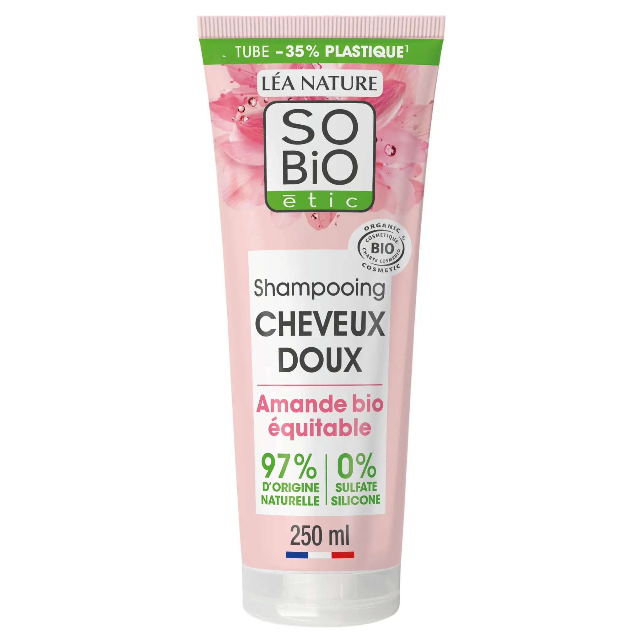 SO BIO ETIC Léa nature shampoing cheveux doux amande bio tous types de cheveux