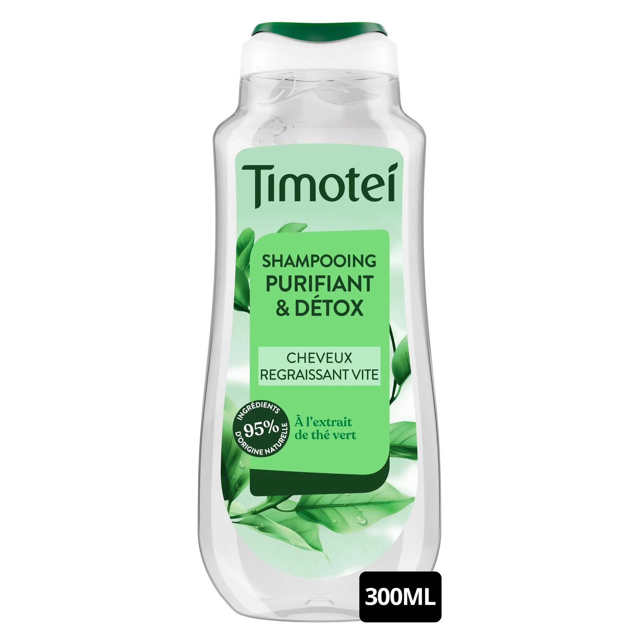 TIMOTEI Shampoing purifiant et détox pour cheveux regraissant vite