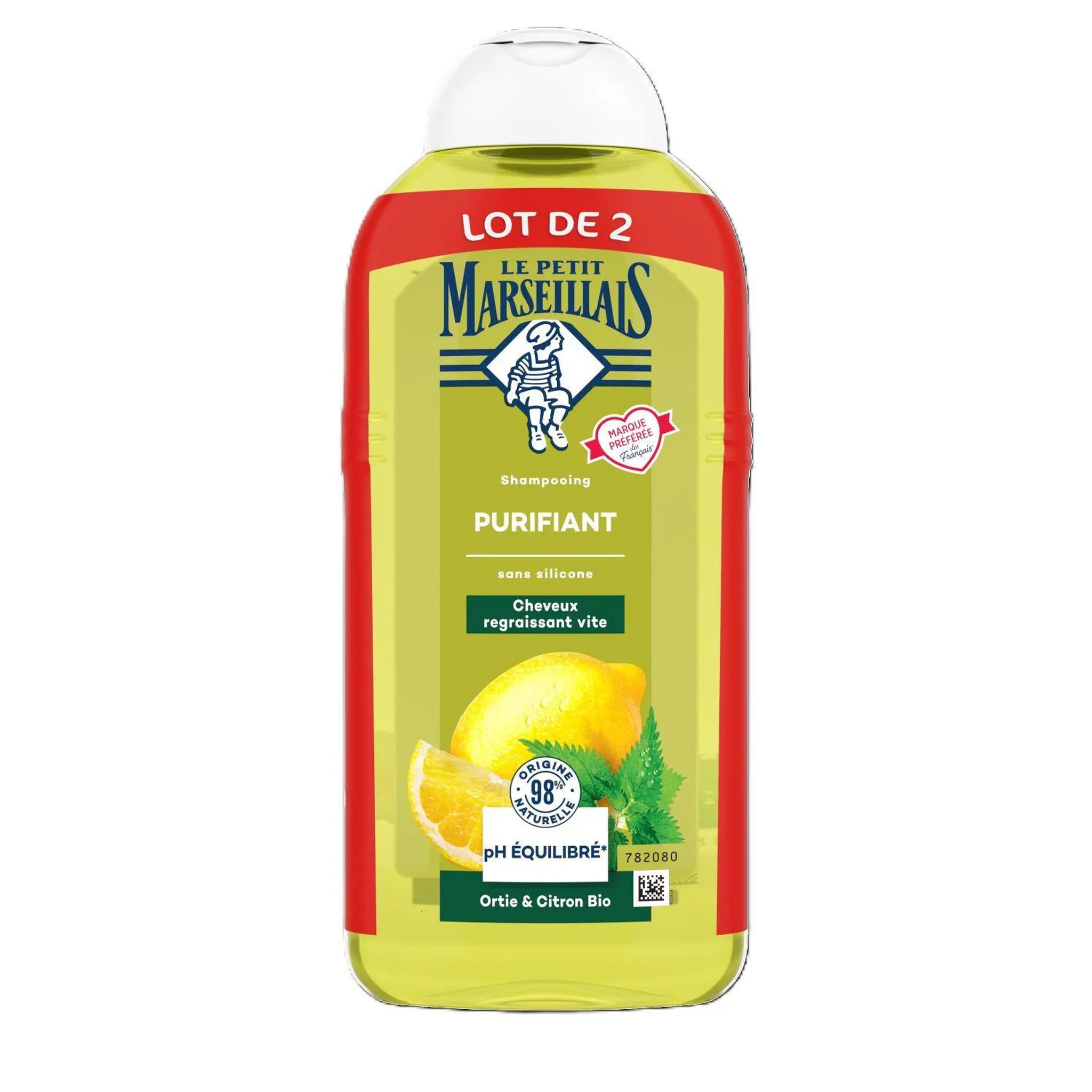 LE PETIT MARSEILLAIS Shampooing purifiant cheveux regraissant vite