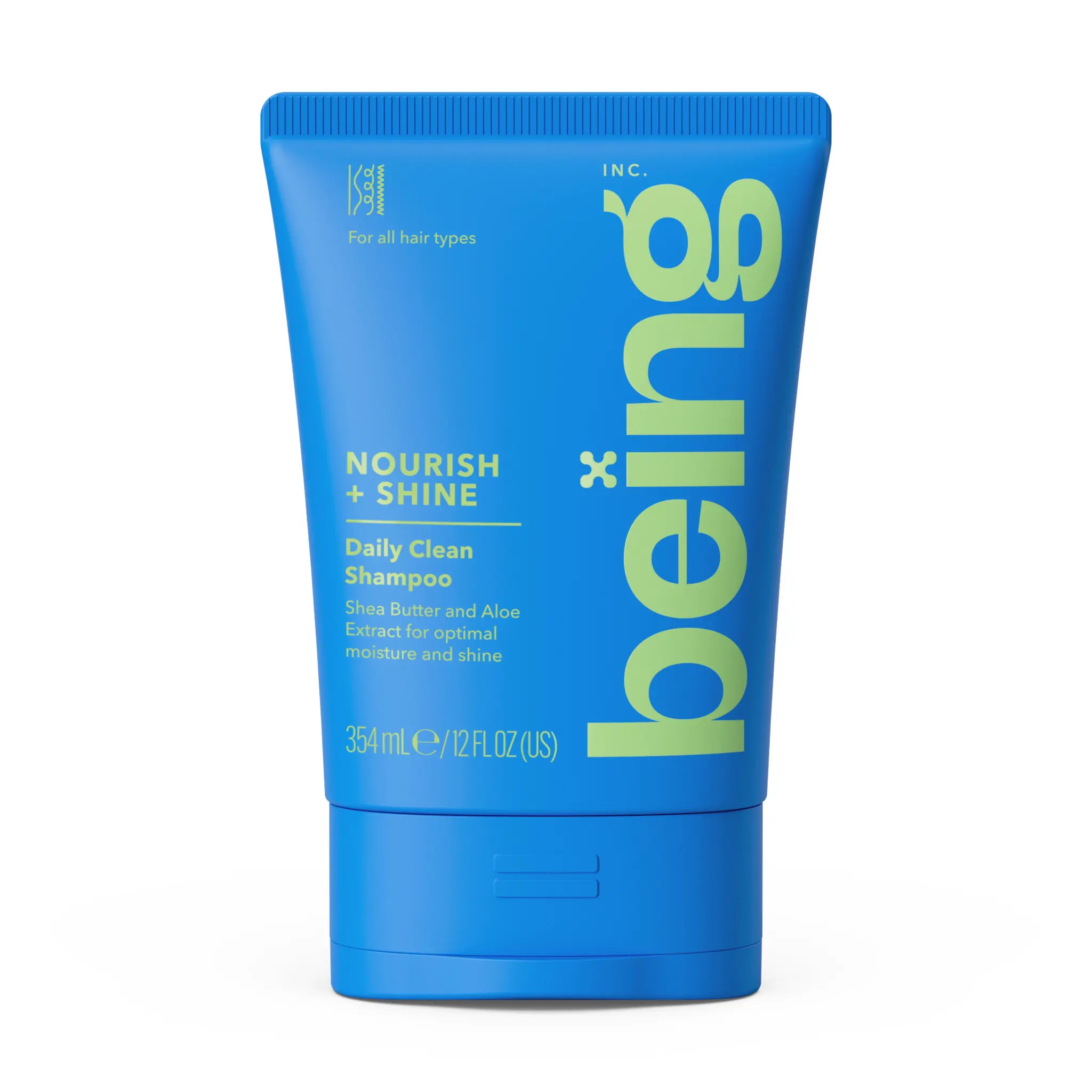 BEING Shampoing quotidien nourrish + shine au beurre de karité et à l'extrait d'aloès
