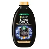 GARNIER ULTRA DOUX Shampoing équilibrant charbon magnétique & huile de fleur de nigelle cheveux normaux à gras