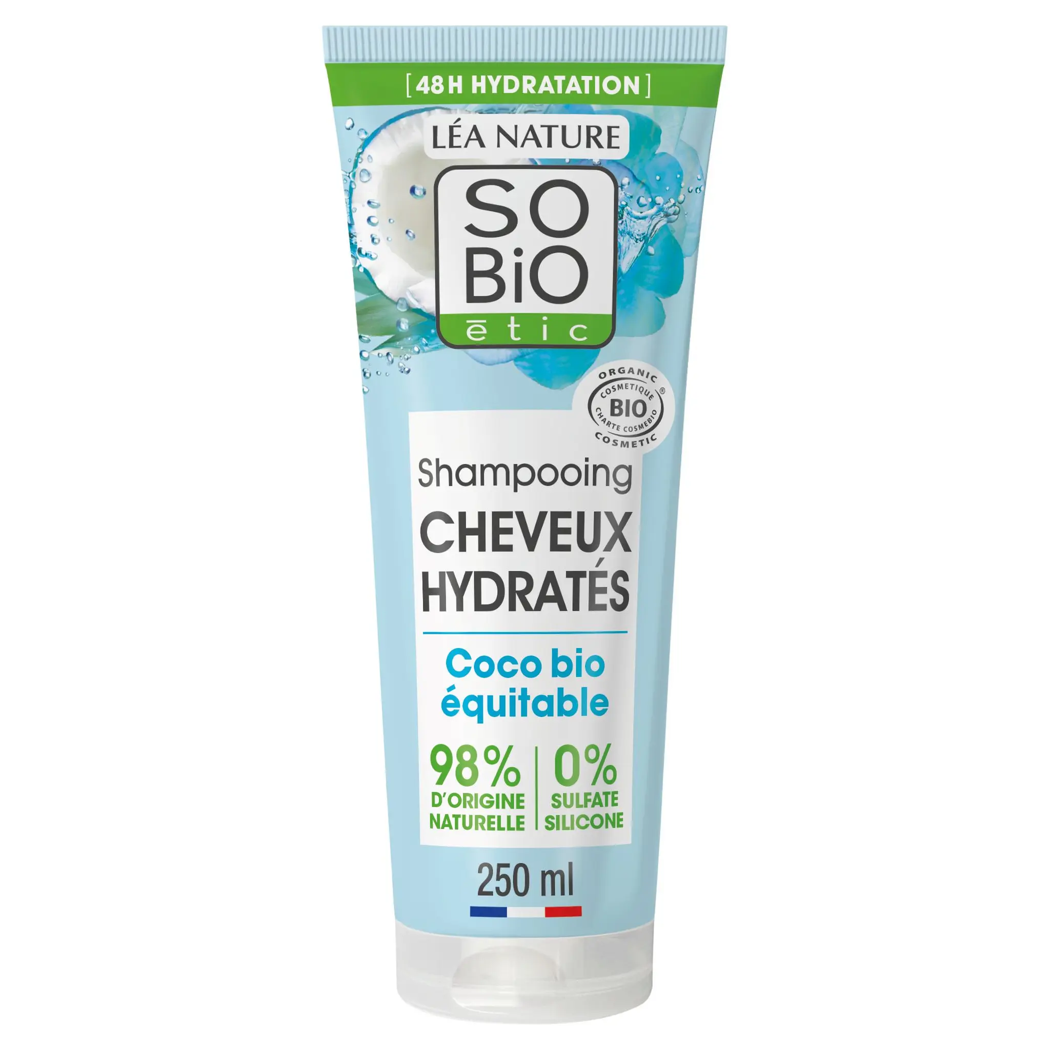 SO BIO ETIC Shampoing cheveux hydratés coco bio