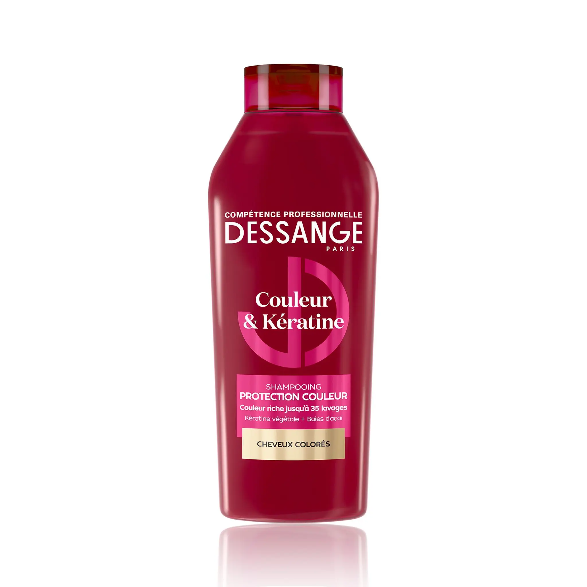 DESSANGE Couleur & Keratine shampoing protection couleur pour cheveux colorés