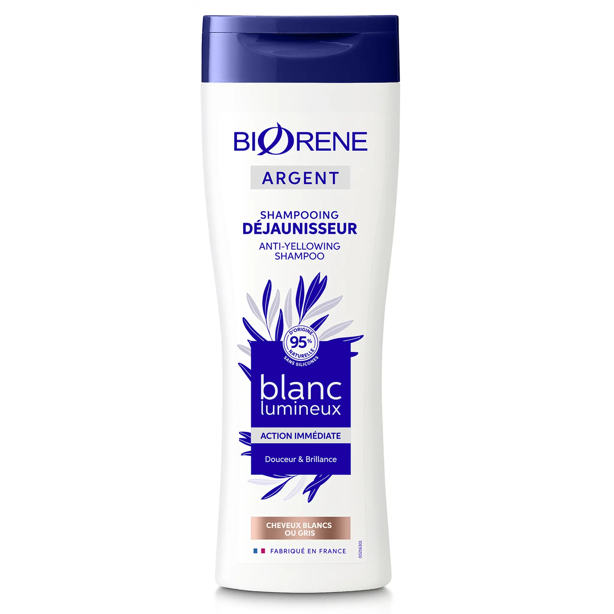 BIORENE Argent shampoing déjaunisseur blanc lumineux
