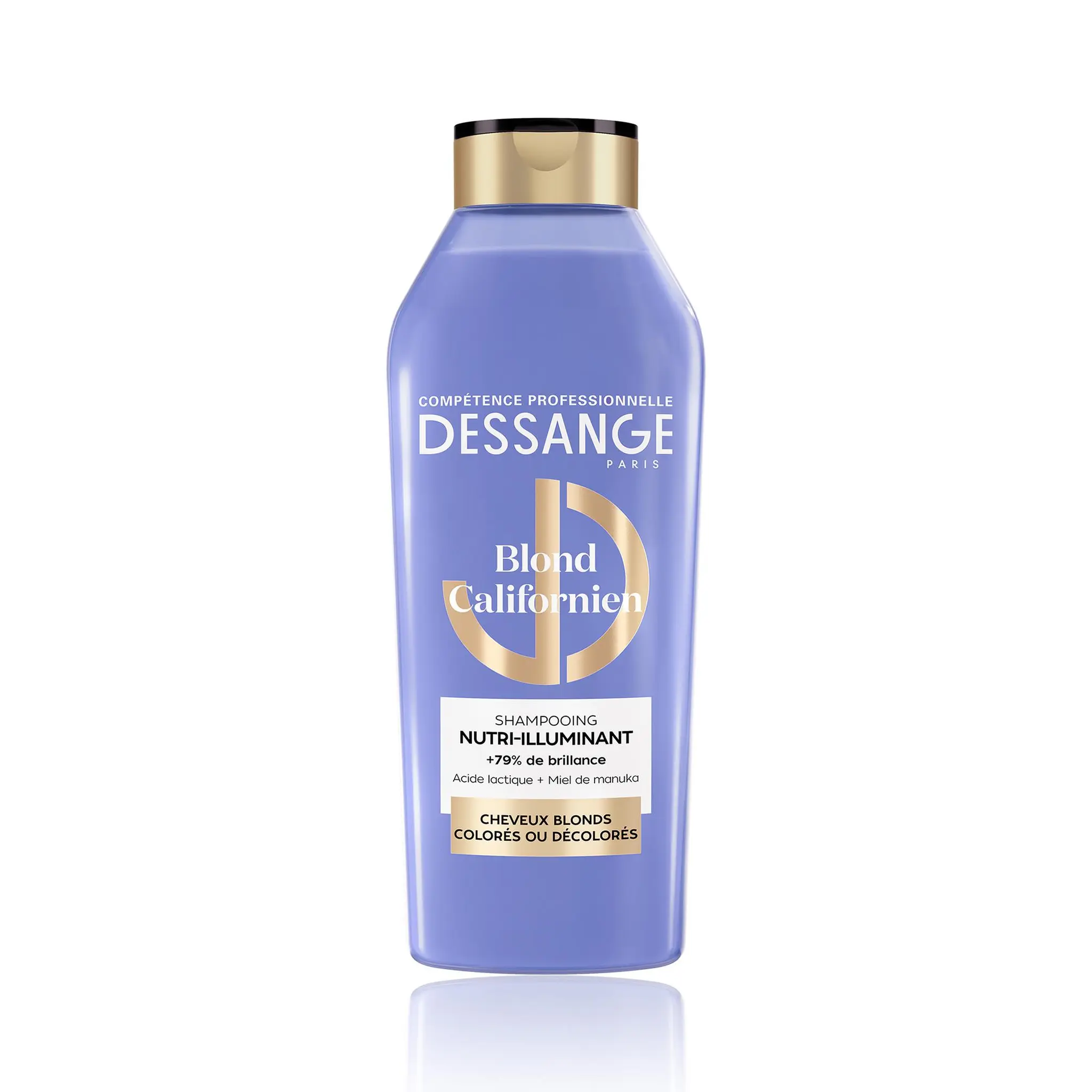 DESSANGE Blond Californien Shampoing nutri-illuminant cheveux blonds colorés ou décolorés