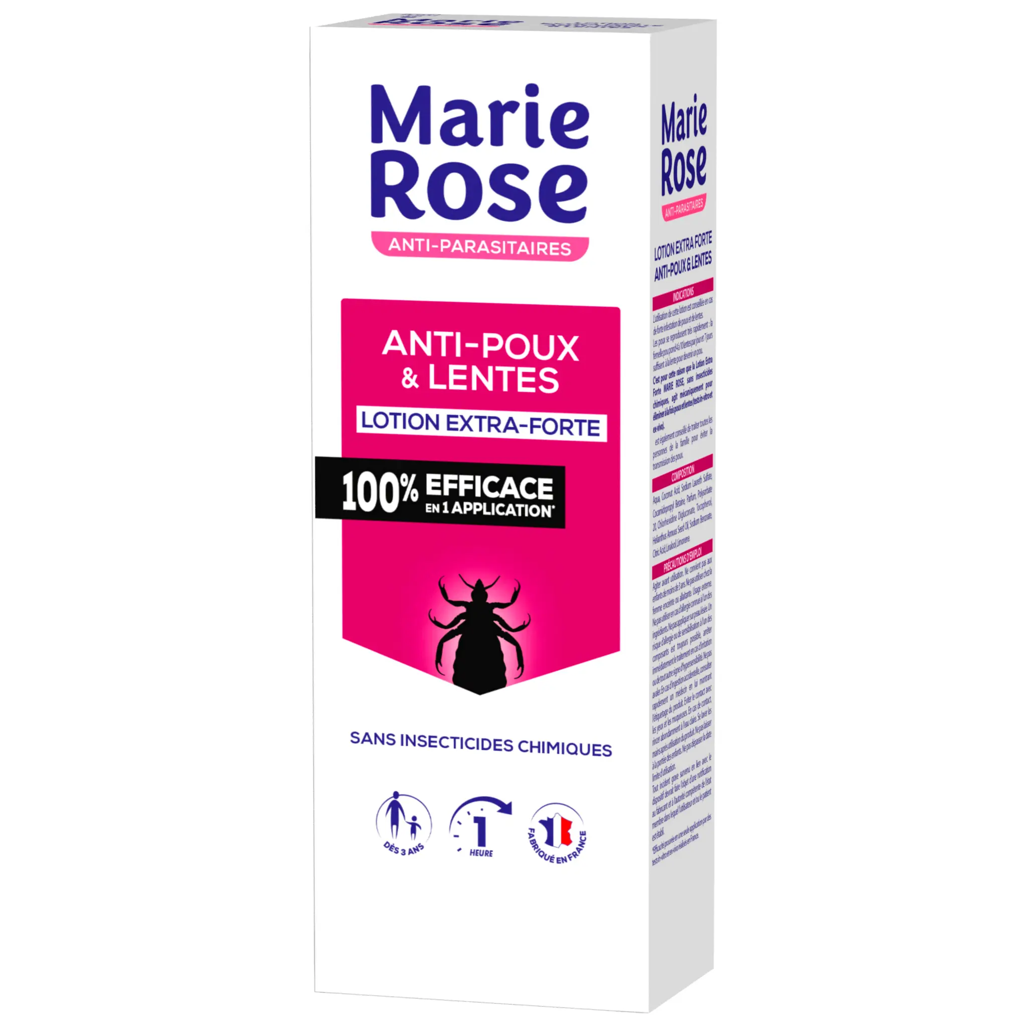 MARIE ROSE Lotion extra-forte anti-poux & lentes