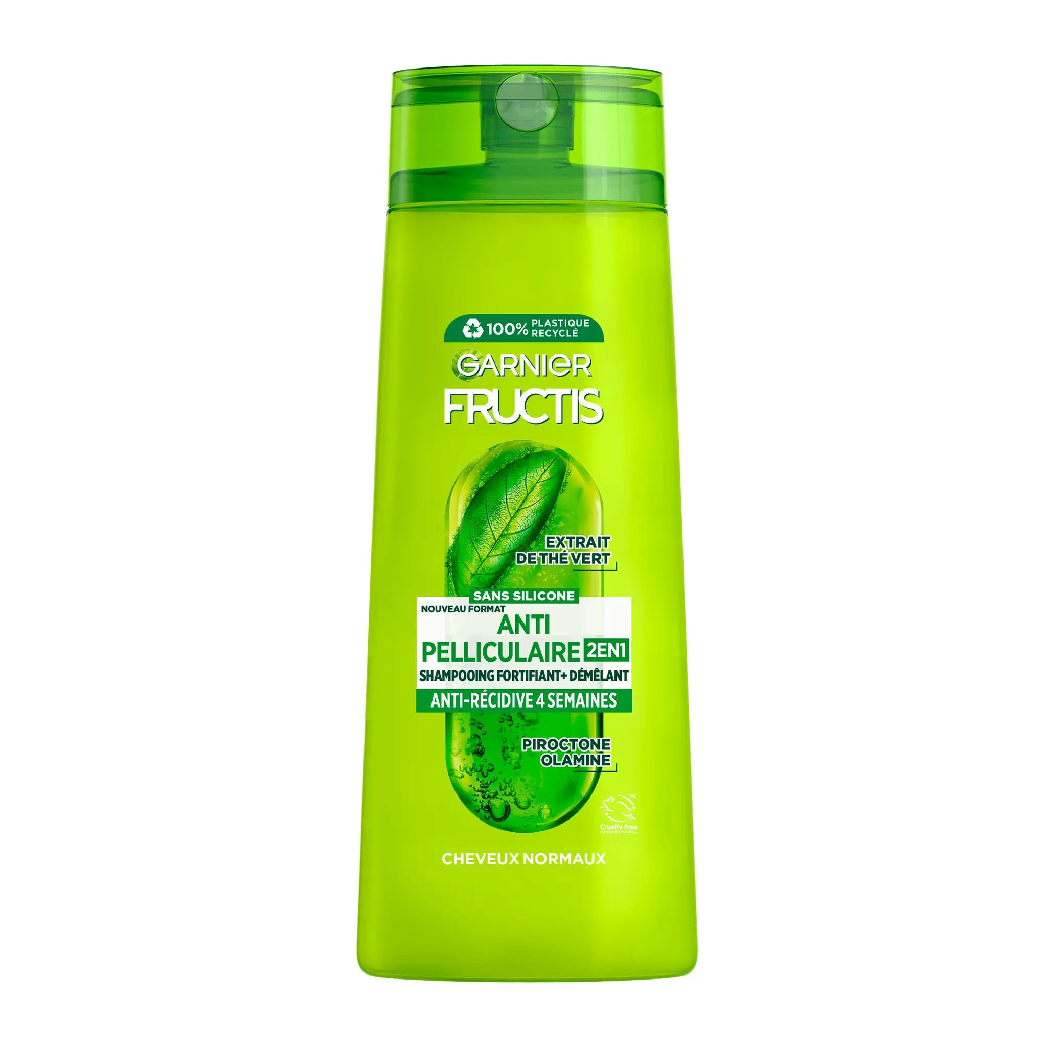 FRUCTIS Garnier shampoing antipelliculaire 2en1 fortifiant et démêlant