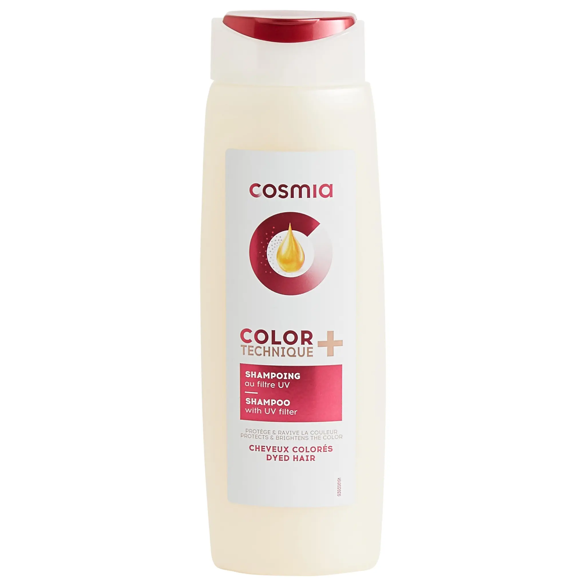 COSMIA Shampoing color+ au filtre UV cheveux colorés