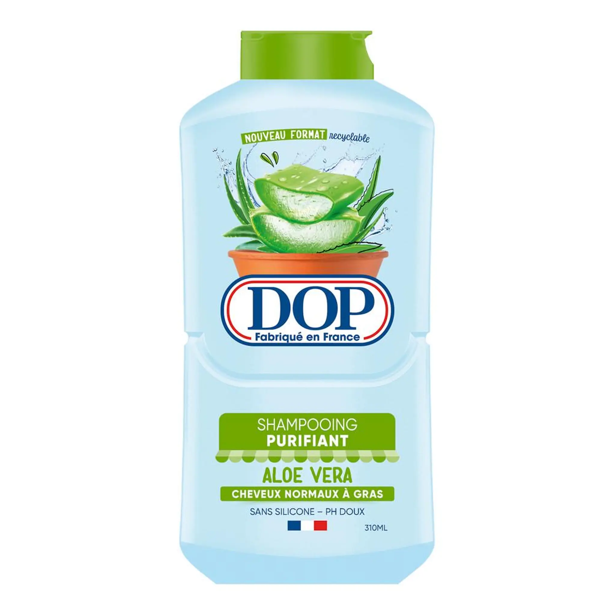 DOP Shampoing purifiant à l'aloe vera cheveux normaux à gras