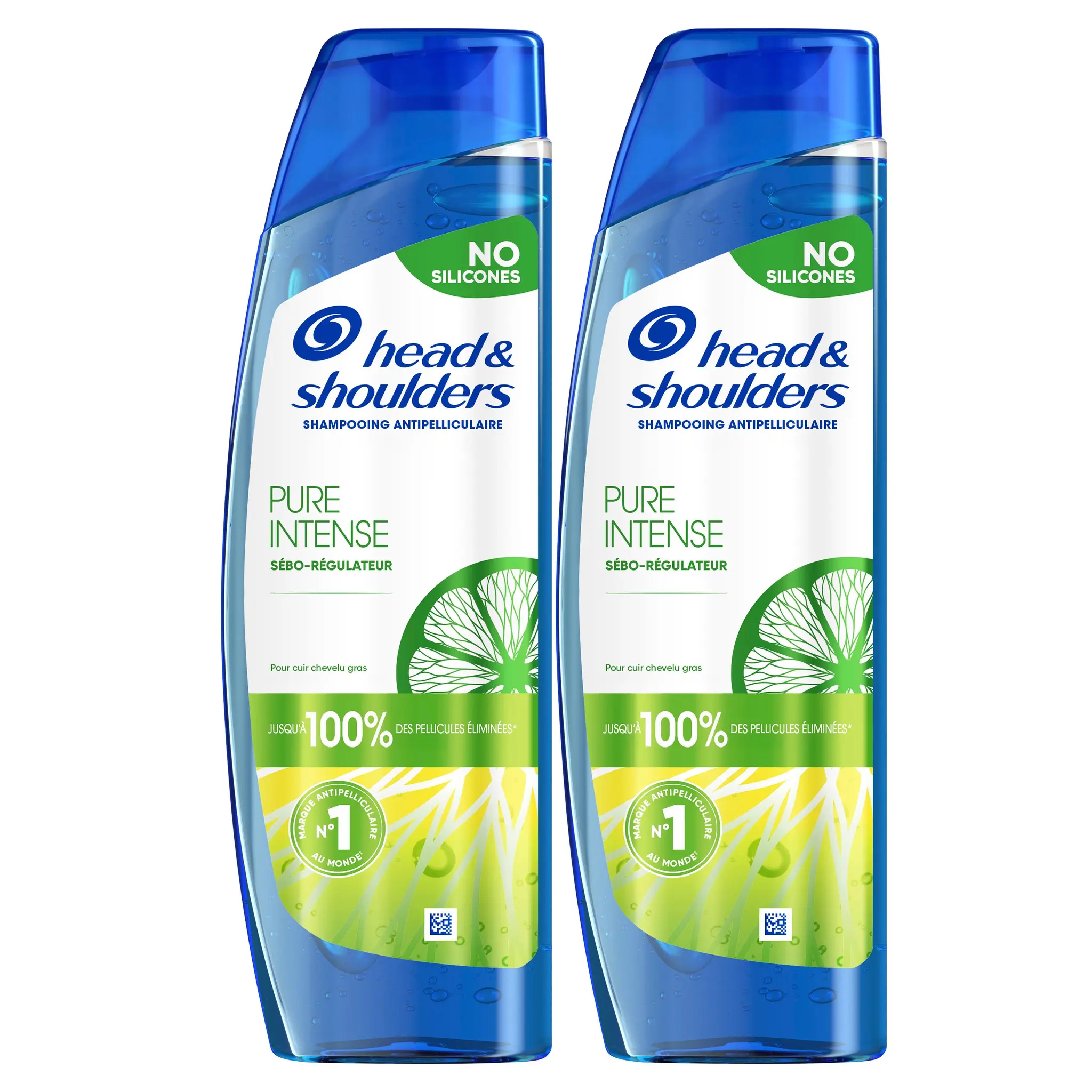 HEAD & SHOULDERS Pure Intense Shampooing sébo régulateur
