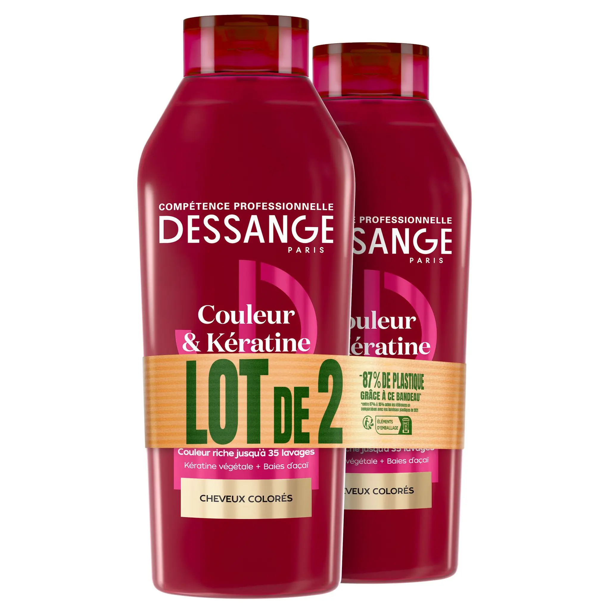 DESSANGE Shampoing couleur et kératine