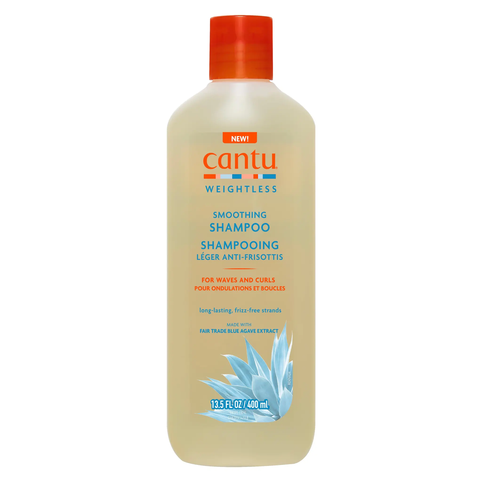 CANTU Weightless Shampoing léger anti-frisottis pour ondulations et boucles