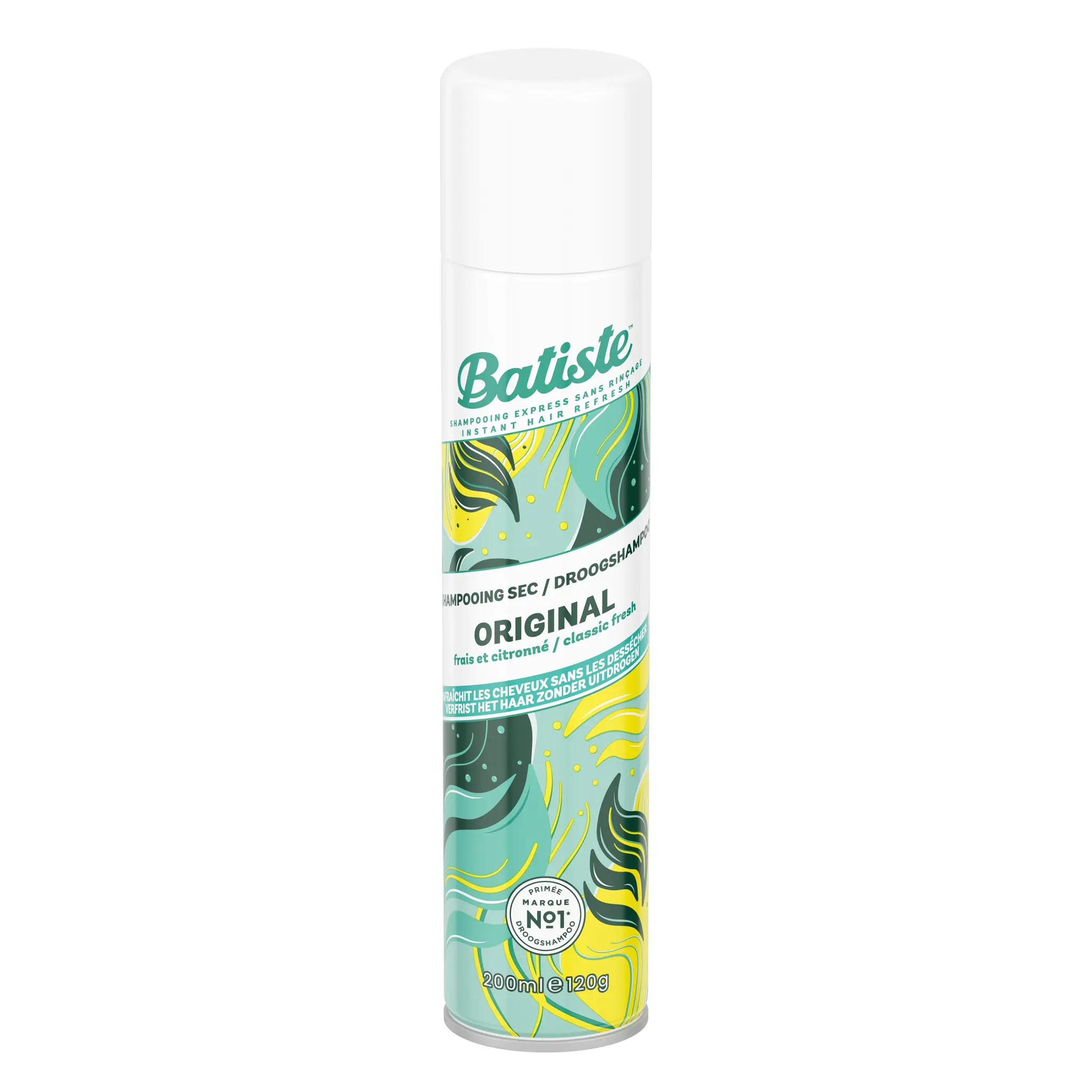 BATISTE Shampooing sec original frais et citronné
