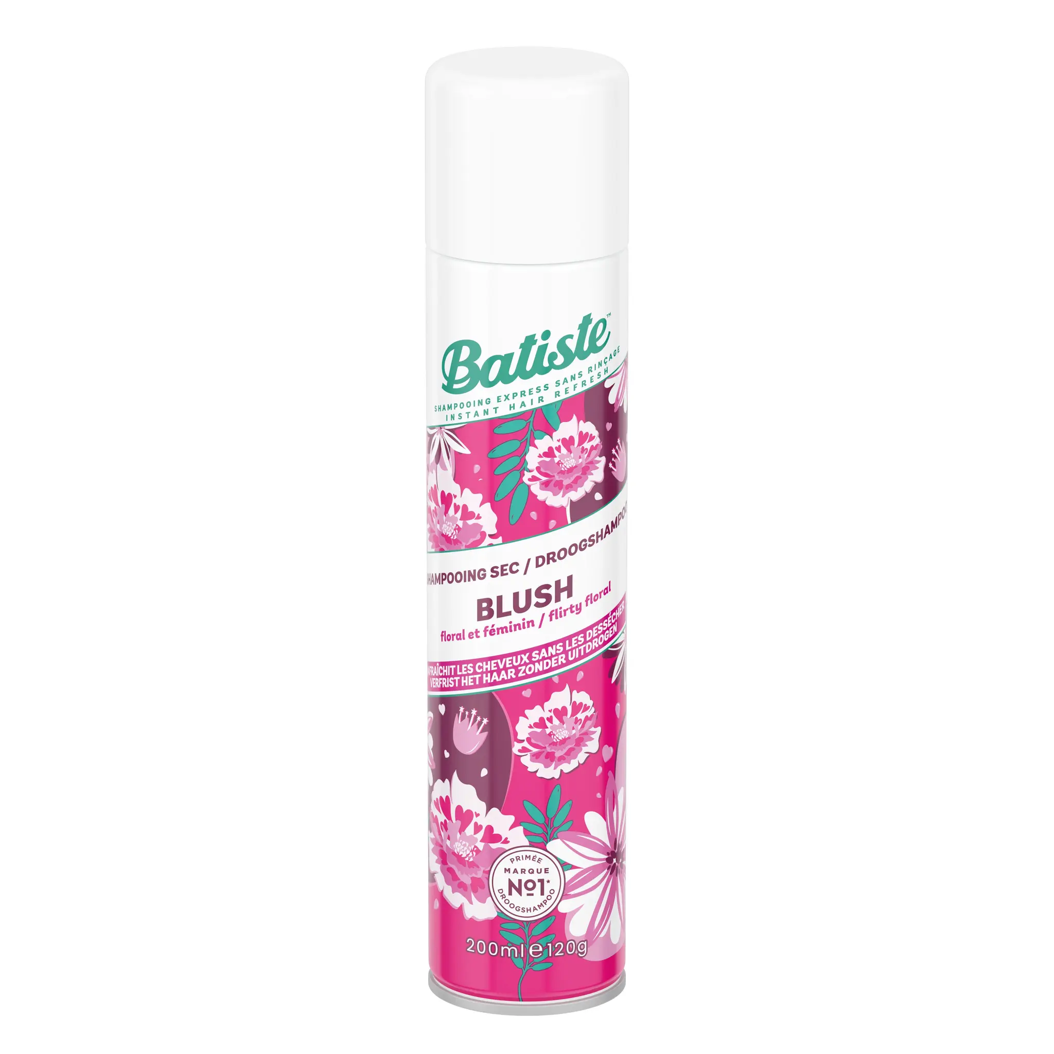 BATISTE Shampooing sec blush floral et féminin