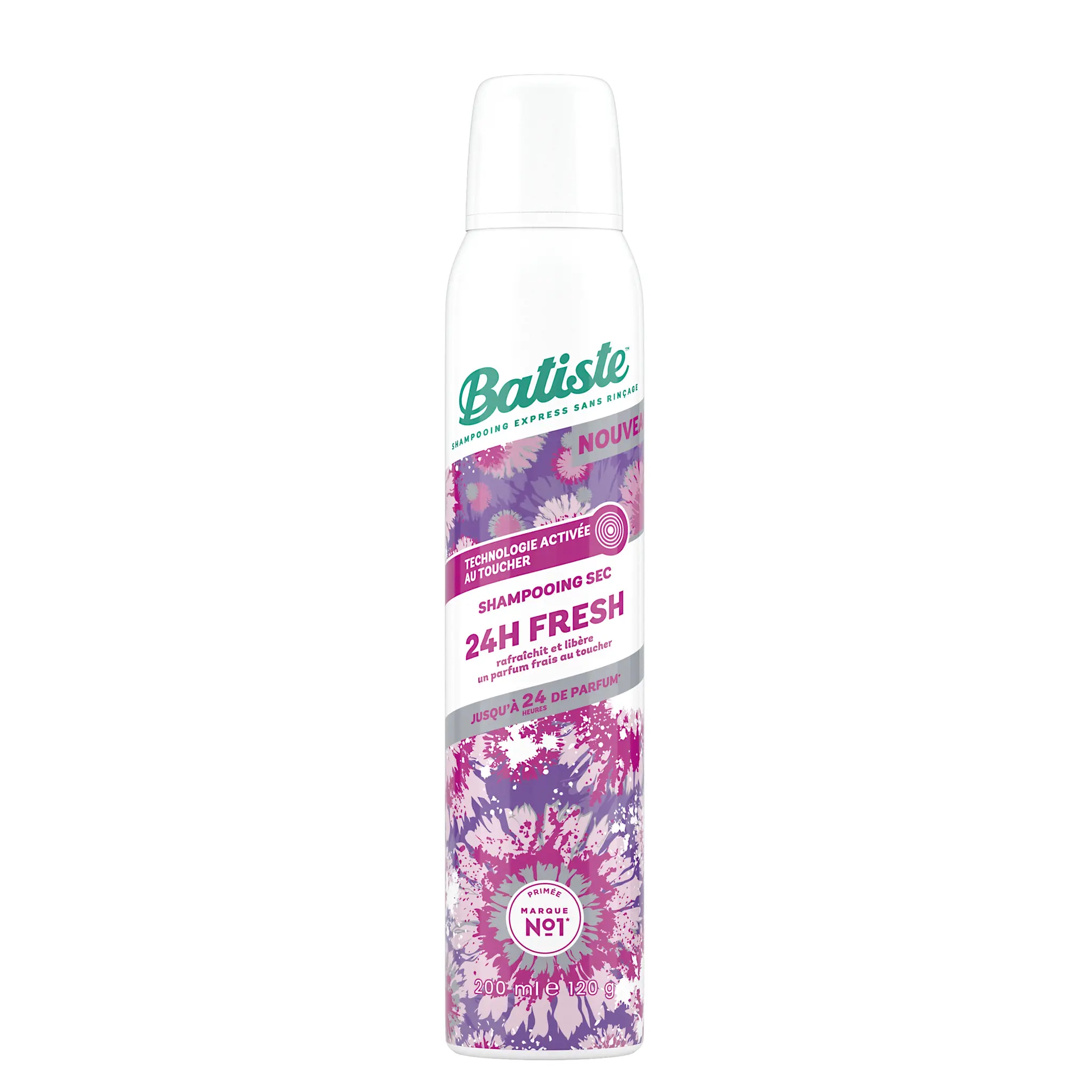 BATISTE Shampooing sec 24h fresh