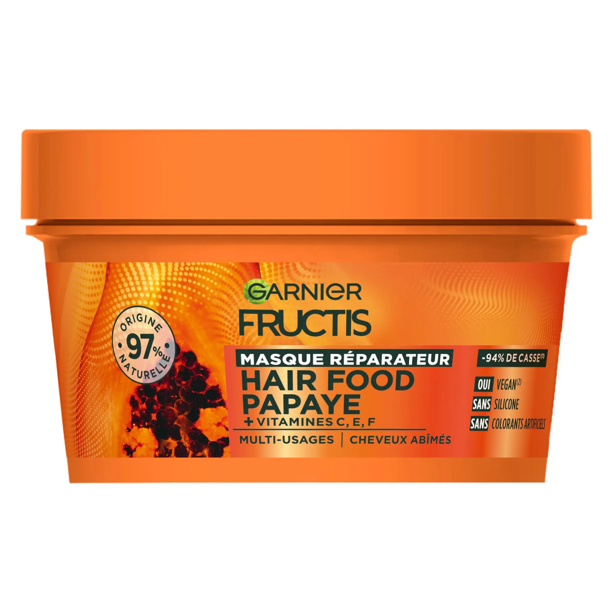 FRUCTIS Masque réparateur cheveux abîmés papaye
