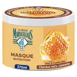 LE PETIT MARSEILLAIS Masque cheveux 4 en 1 nutrition miel et karité bio cheveux secs et cassants