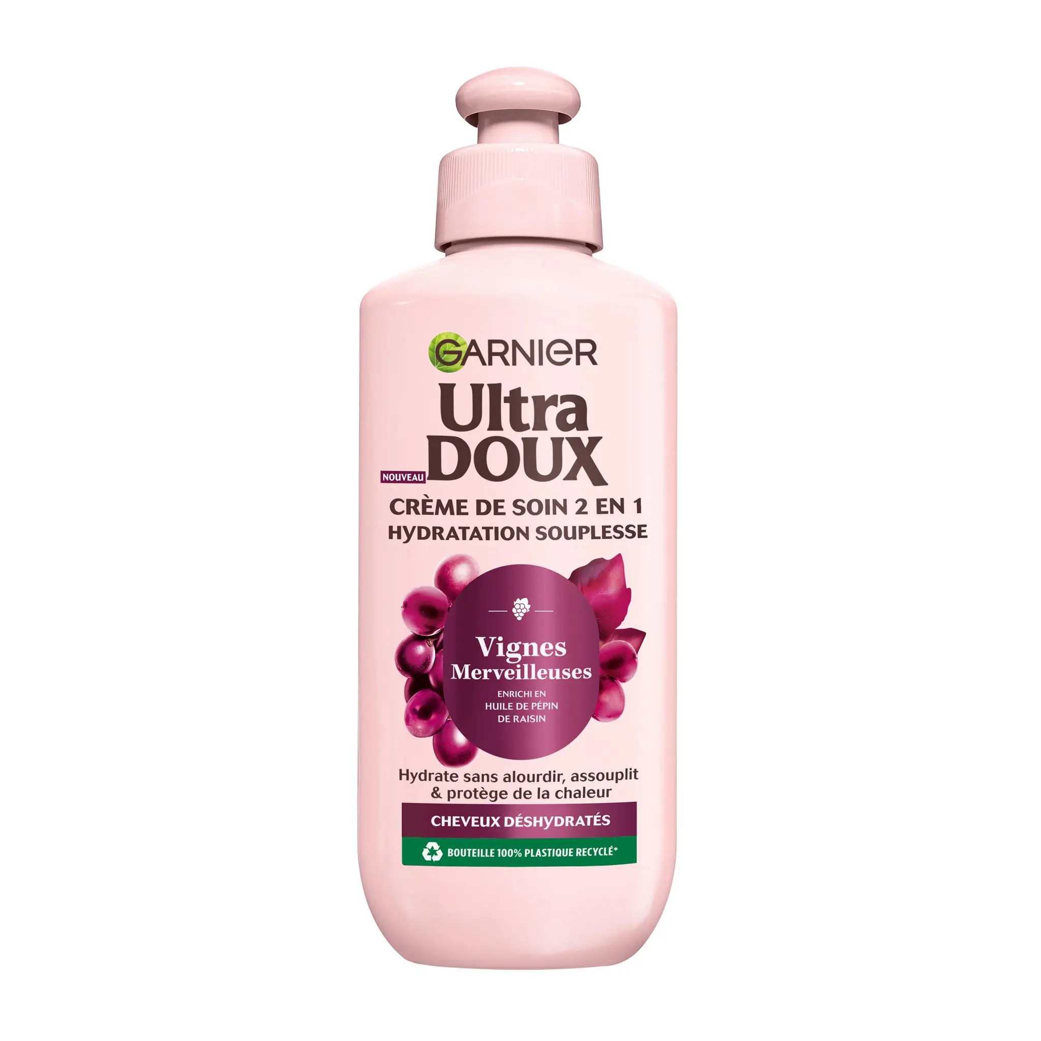 GARNIER ULTRA DOUX Vignes merveilleuses Crème de soin 2 en 1 hydratation souplesse