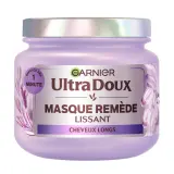 GARNIER ULTRA DOUX Masque remède lissant 72h infusion d'eau de riz & amidon pour cheveux longs