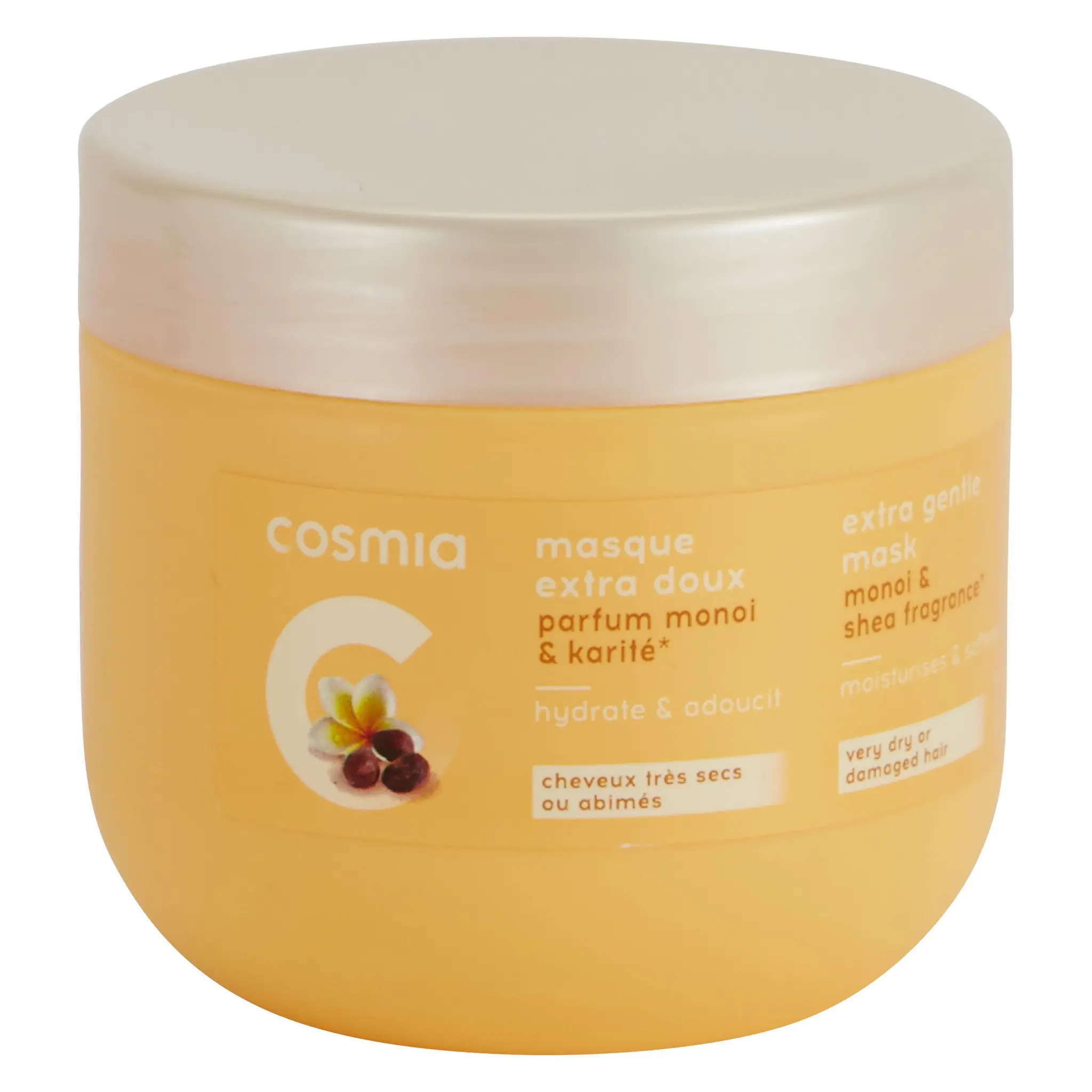 COSMIA Masque extra doux monoï & karité cheveux très secs, abimés