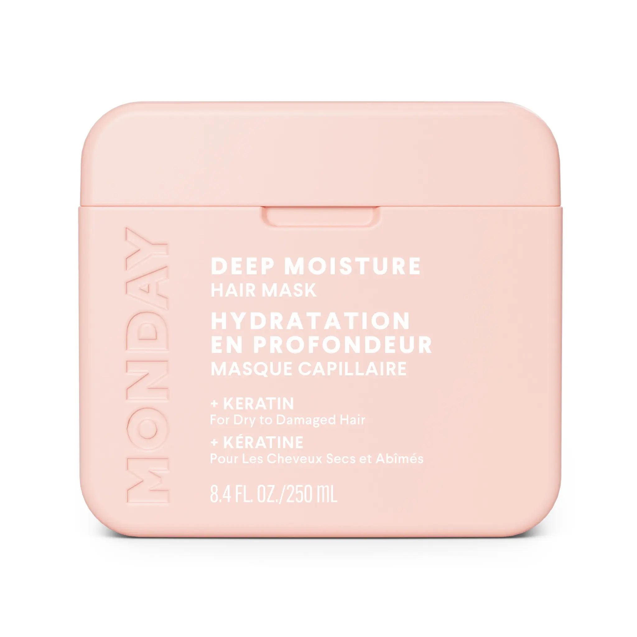MONDAY Masque capillaire hydratation en profondeur+kératine cheveux secs et abîmés