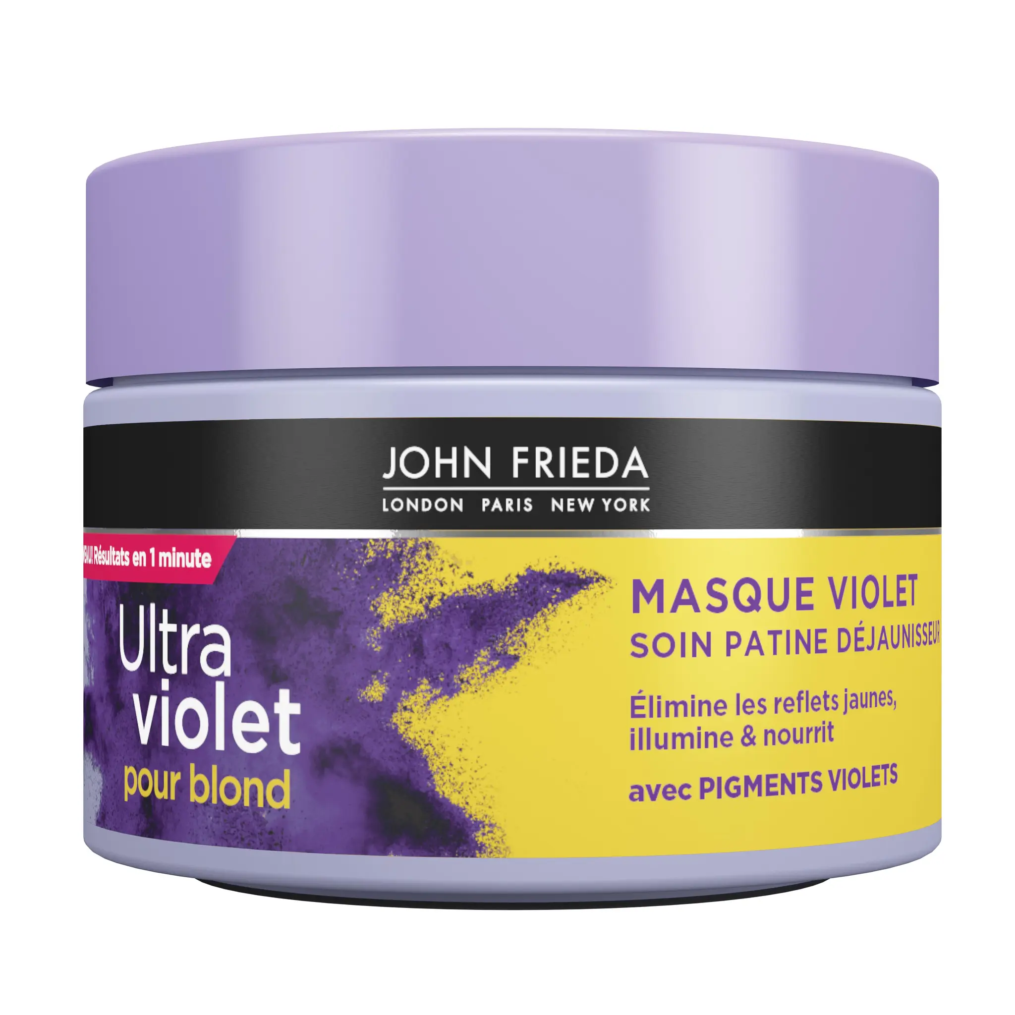 JOHN FRIEDA Masque violet et soin patine déjaunisseur