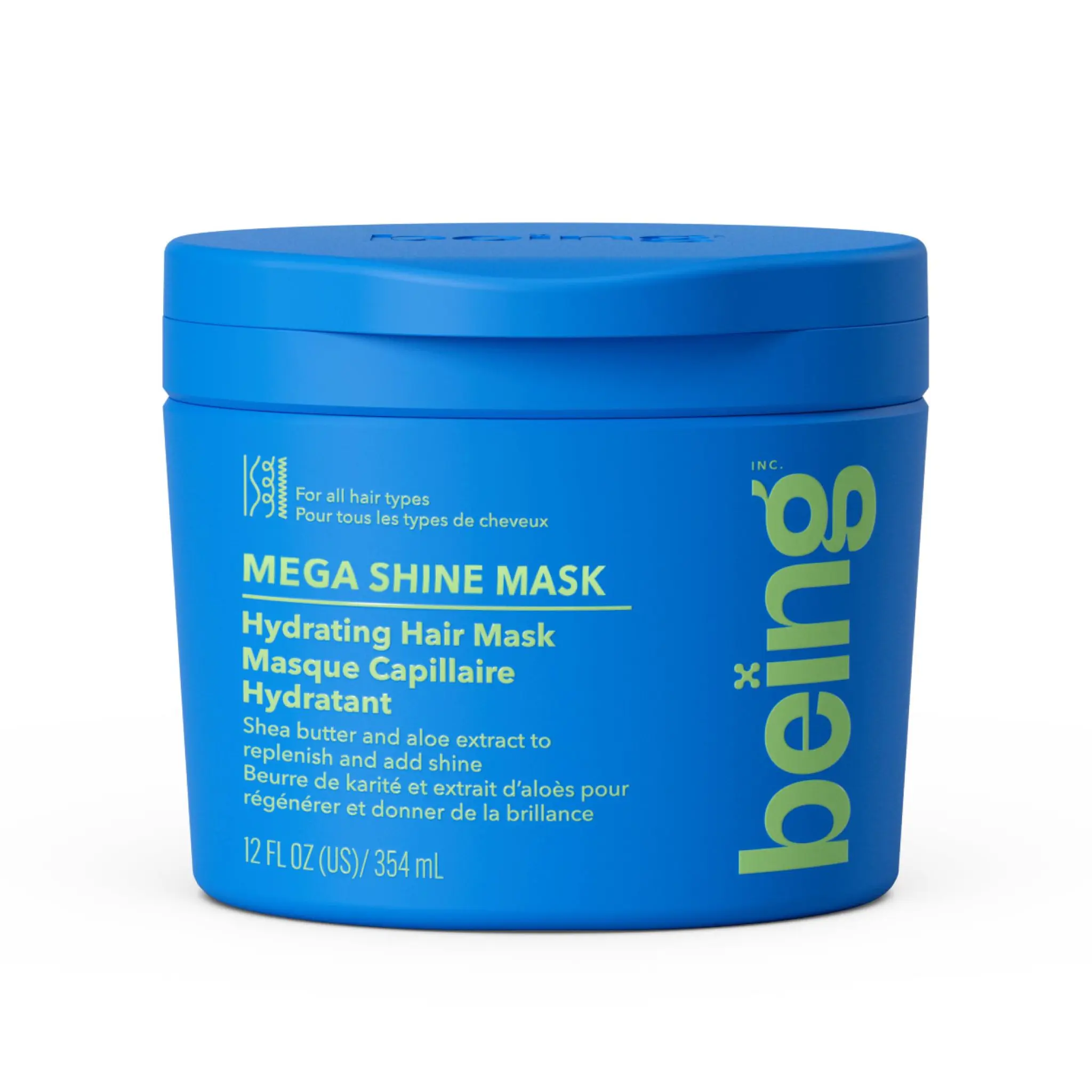BEING Masque capillaire hydratant mega shine
