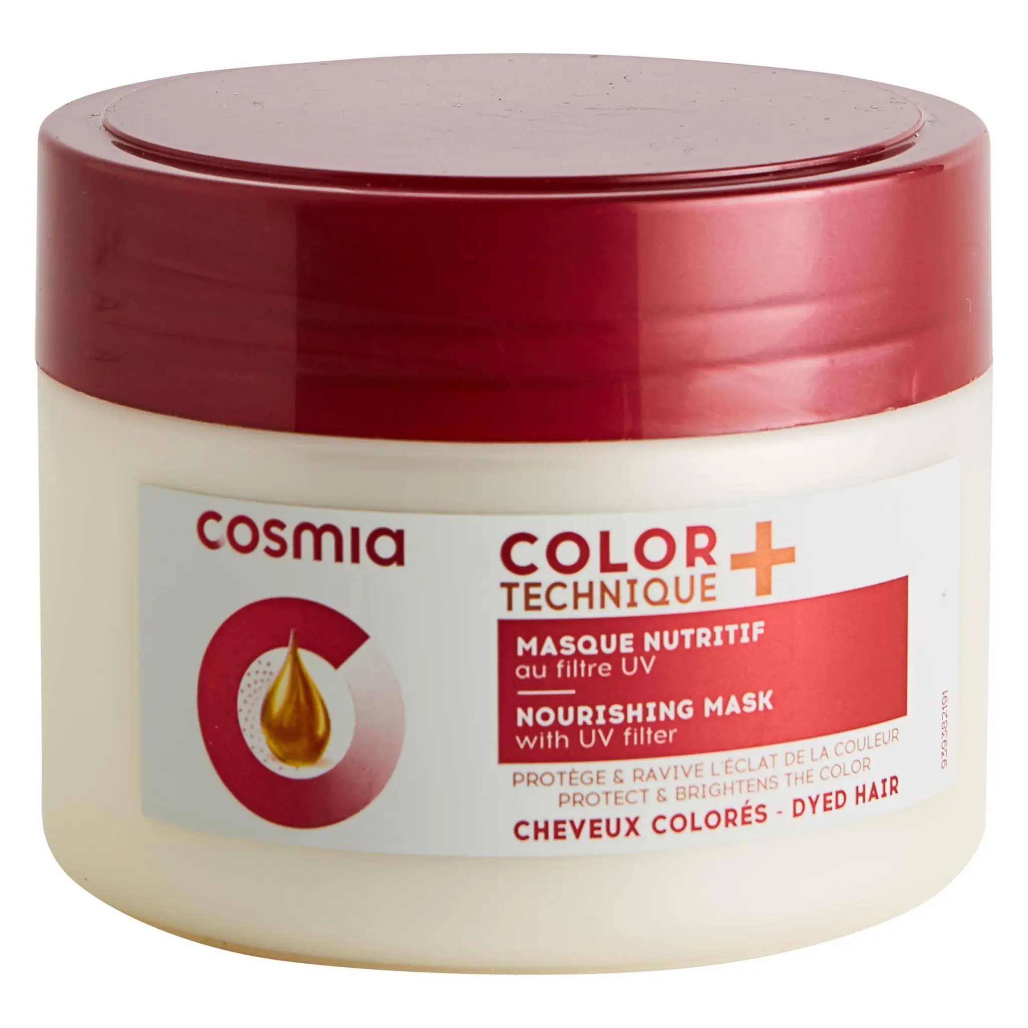 COSMIA Color Technique+ Masque nutritif au filtre uv pour cheveux colorés