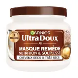 GARNIER ULTRA DOUX Masque remède nourrissant cocomilk et macadamia cheveux secs à très secs