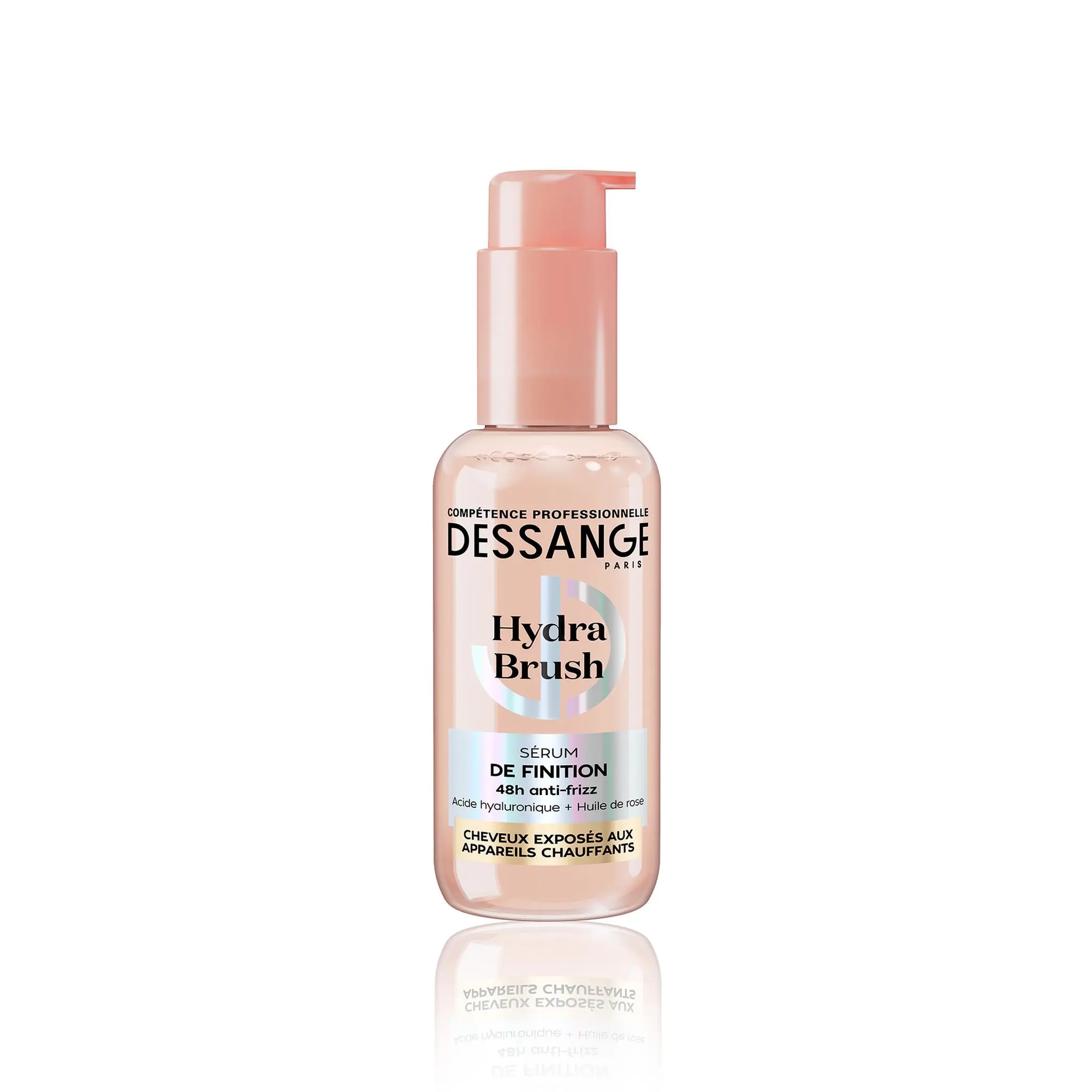 DESSANGE Hydra brush sérum de finition anti-frizz pour cheveux exposés aux appareils chauffants