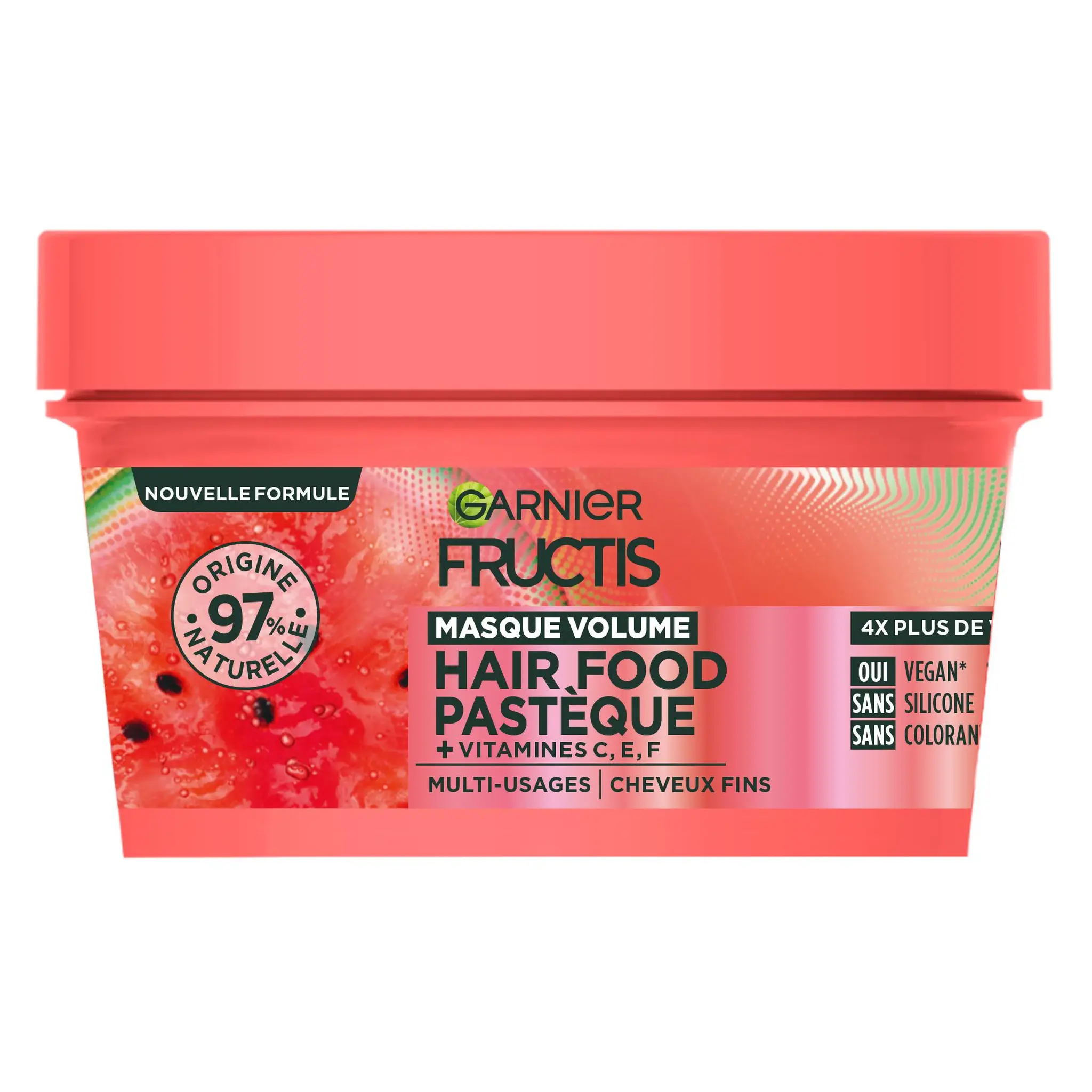 GARNIER Masque cheveux pastèque