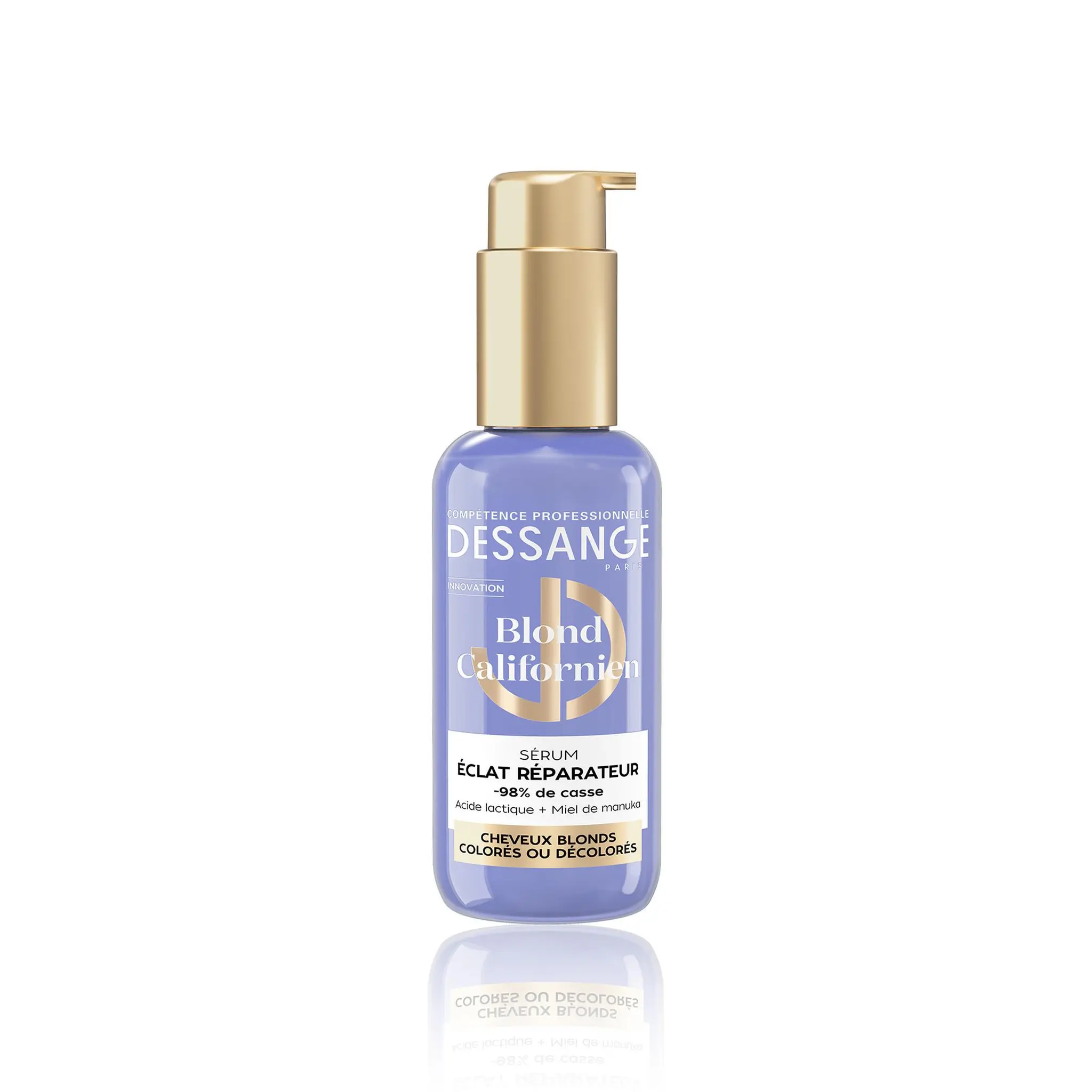 DESSANGE Blond Californien Sérum éclat réparateur cheveux blonds colorés ou décolorés