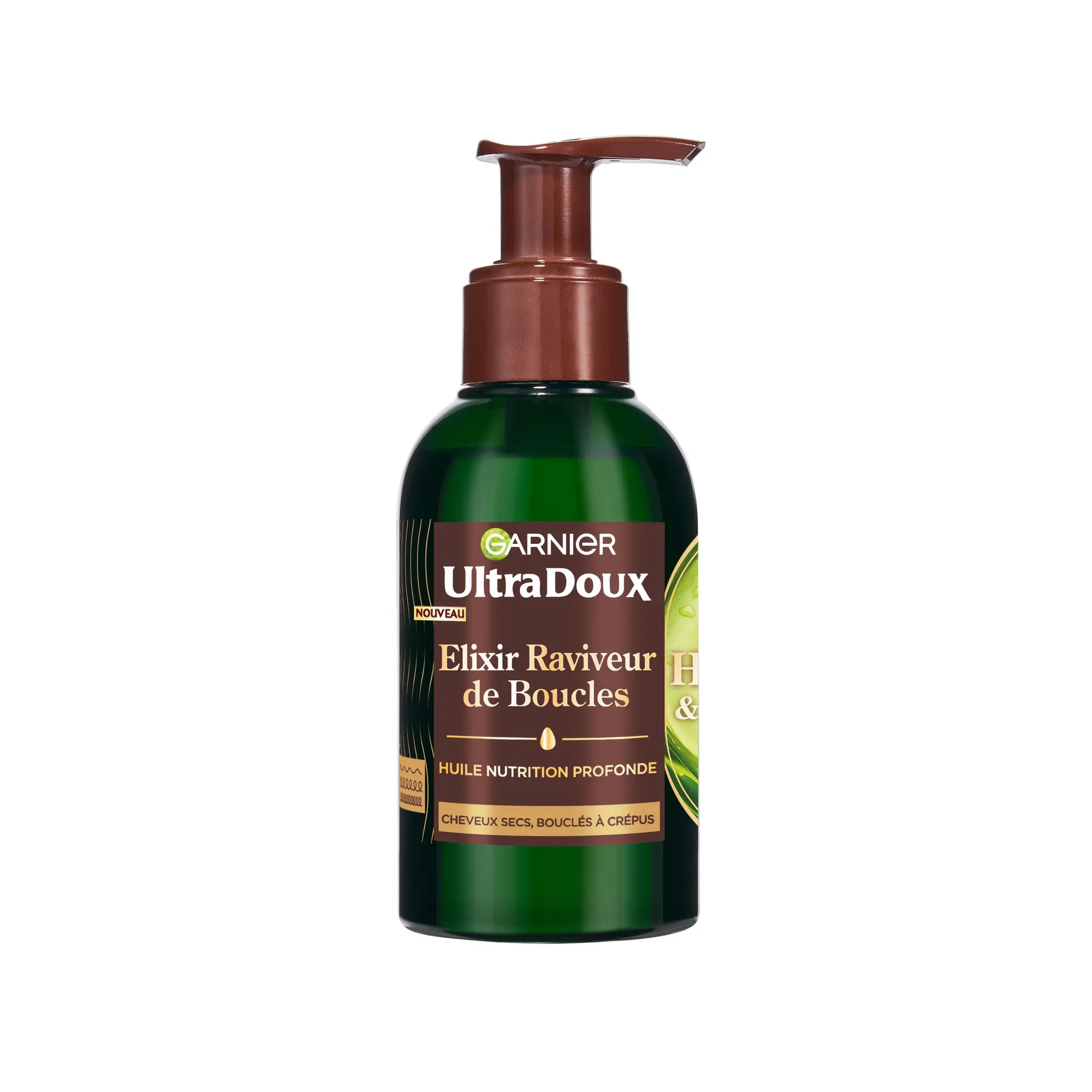 GARNIER ULTRA DOUX Elixir raviveur de boucles cheveux secs, bouclés à crépus