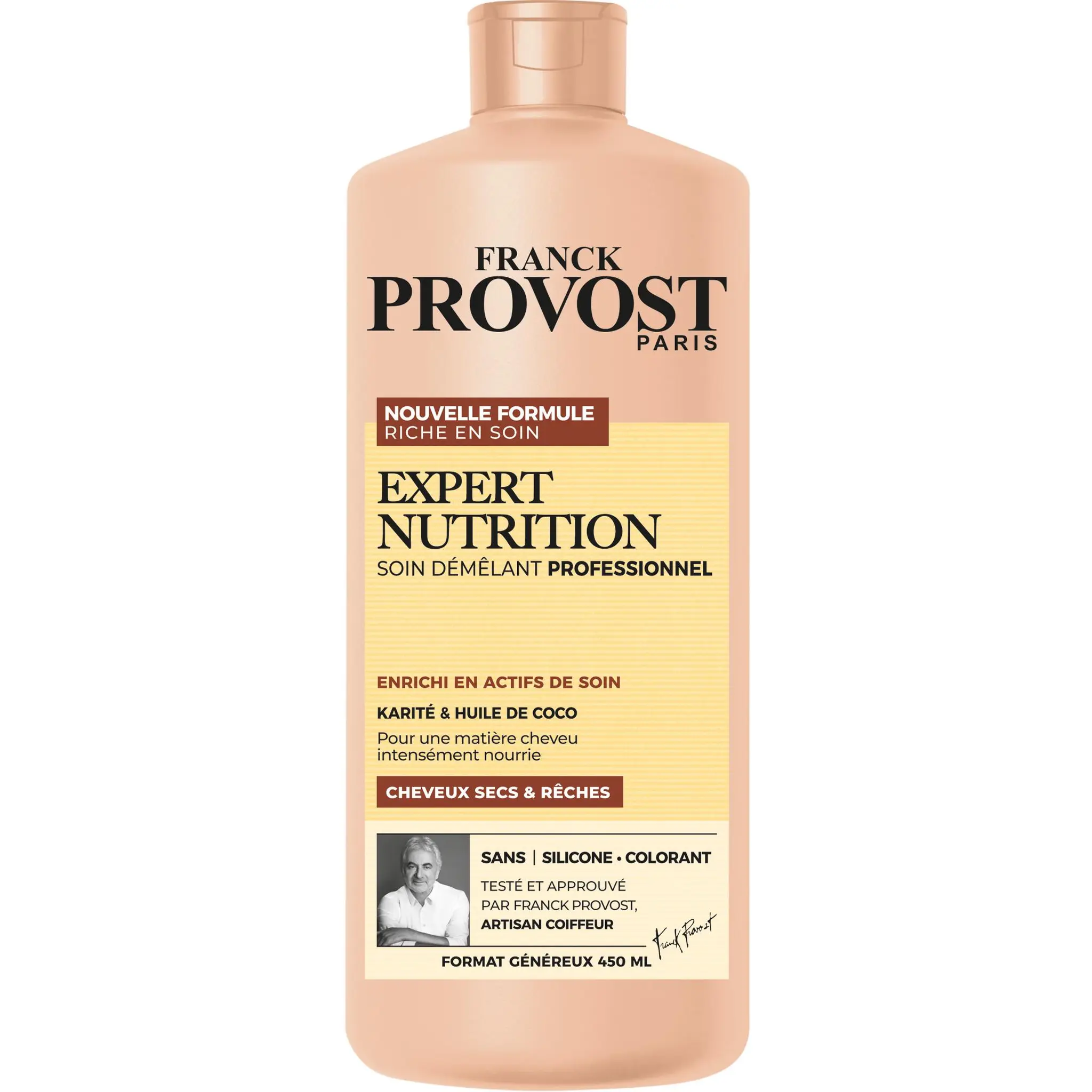 FRANCK PROVOST Expert nutrition Après-shampoing soin démêlant cheveux secs et rêches