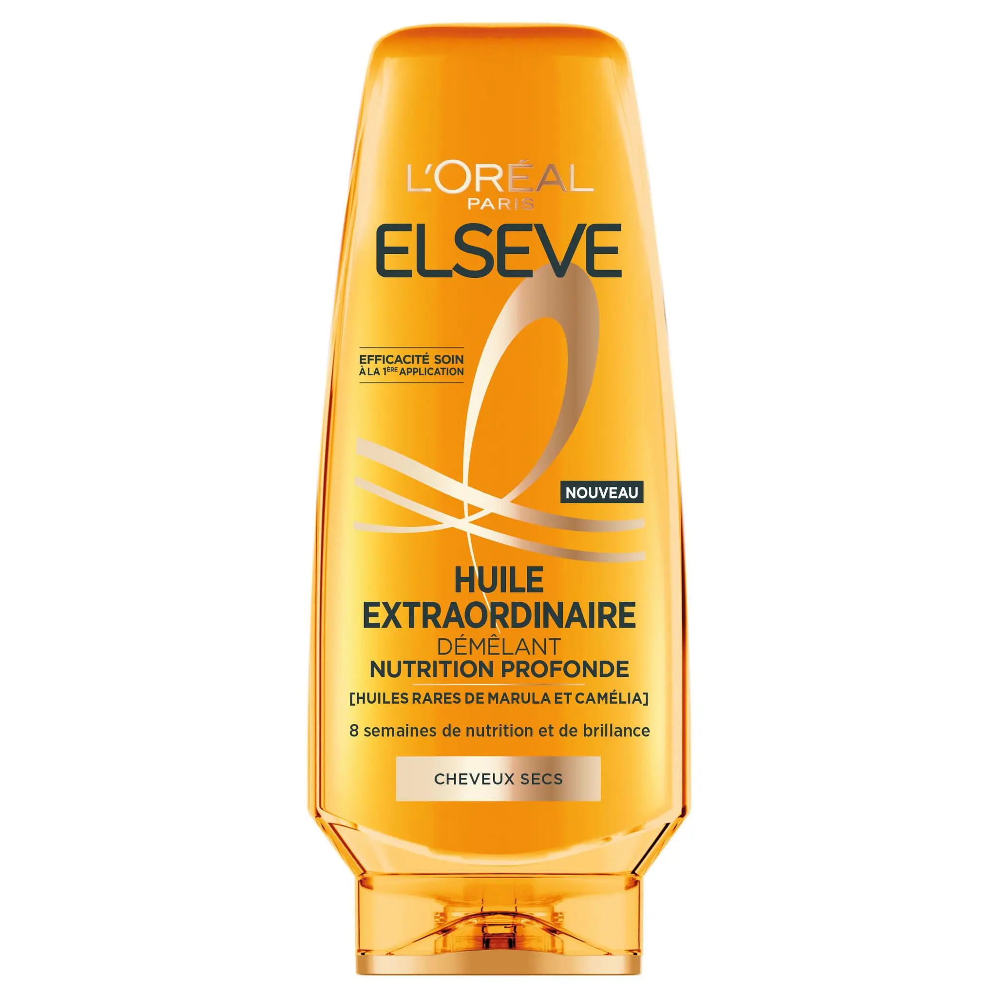 ELSEVE Huile Extraordinaire Démêlant nutrition profonde huiles rares de marula et camélia cheveux secs
