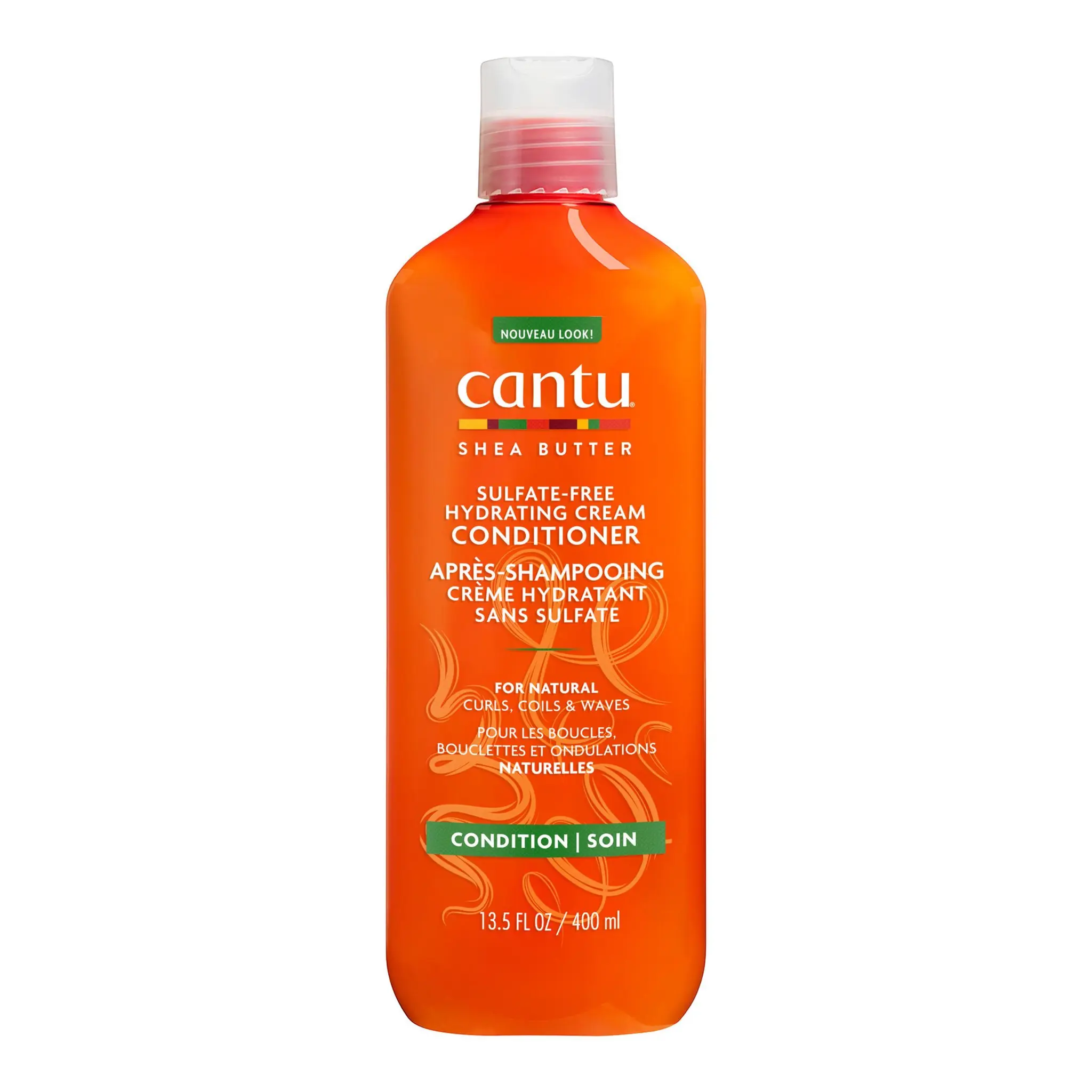 CANTU Après-shampoing crème hydratante sans sulfate pour boucles et ondulations
