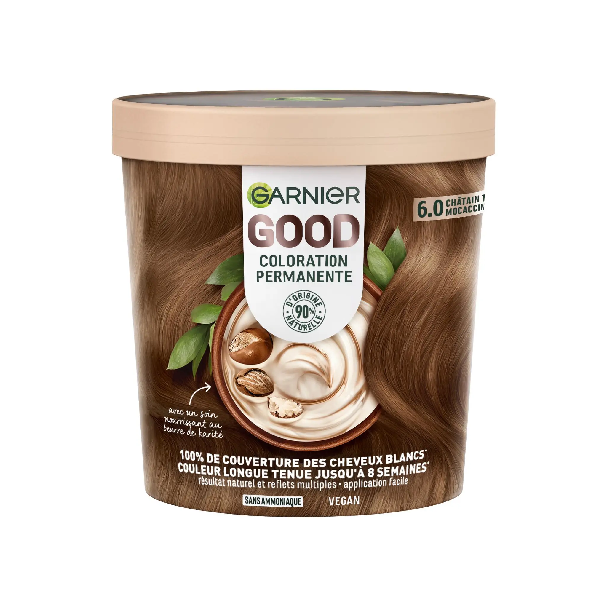 GARNIER Good Coloration 6.0 châtain très clair mocaccino