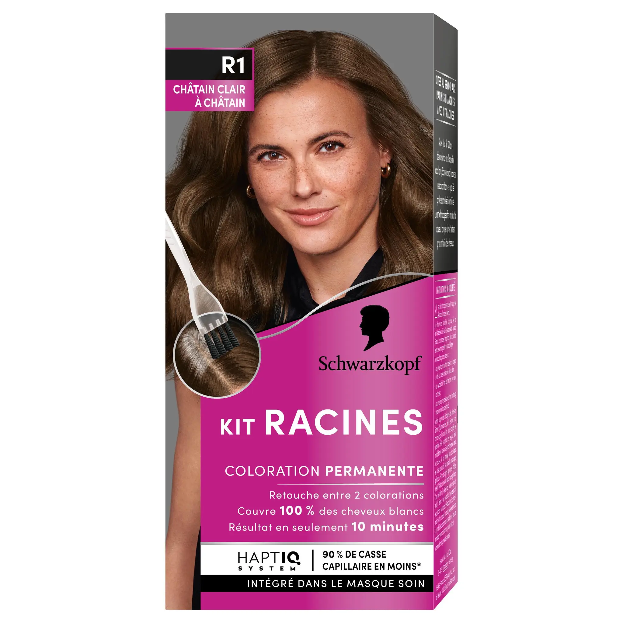 SCHWARZKOPF Kit racines coloration permanente châtain clair à châtain