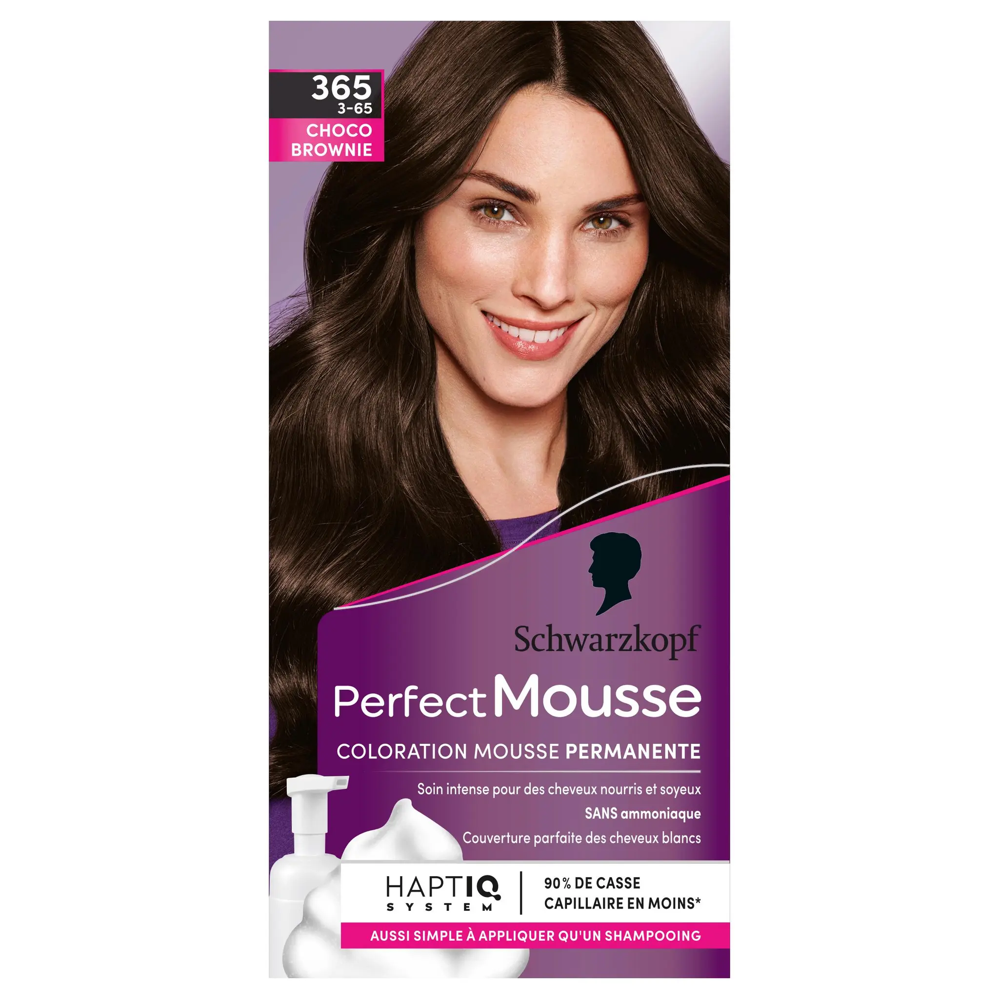 SCHWARZKOPF Perfect mousse Coloration mousse permanente 365 brownie